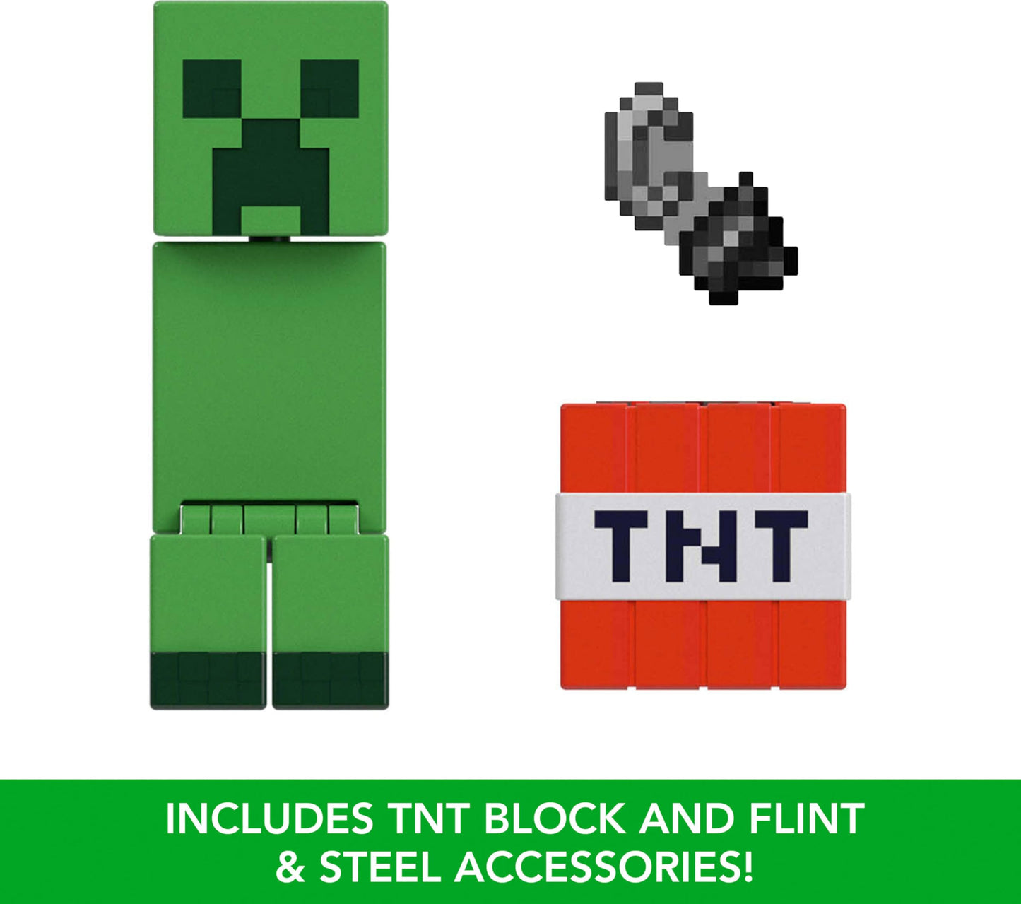 Mattel Minecraft Action Figure & Accessories 2-Pack – 3.25-Inch Collectible Set