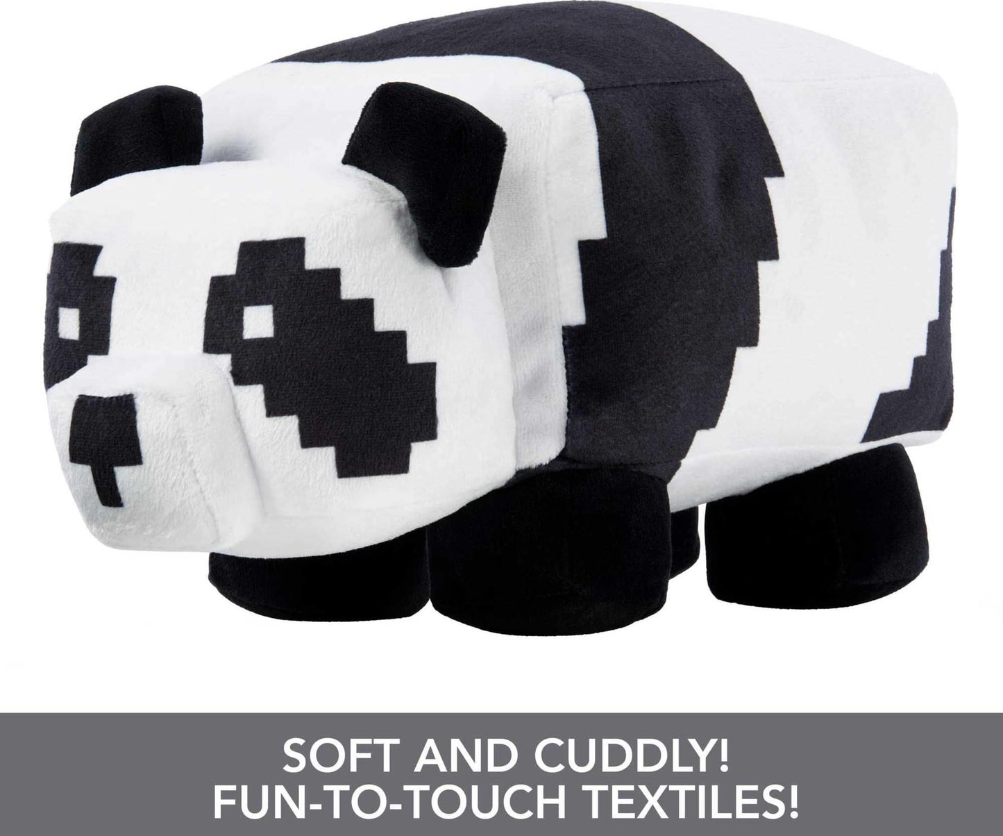 Mattel Minecraft Basic Panda Plush – 8-Inch Collectible Video Game Plush Toy