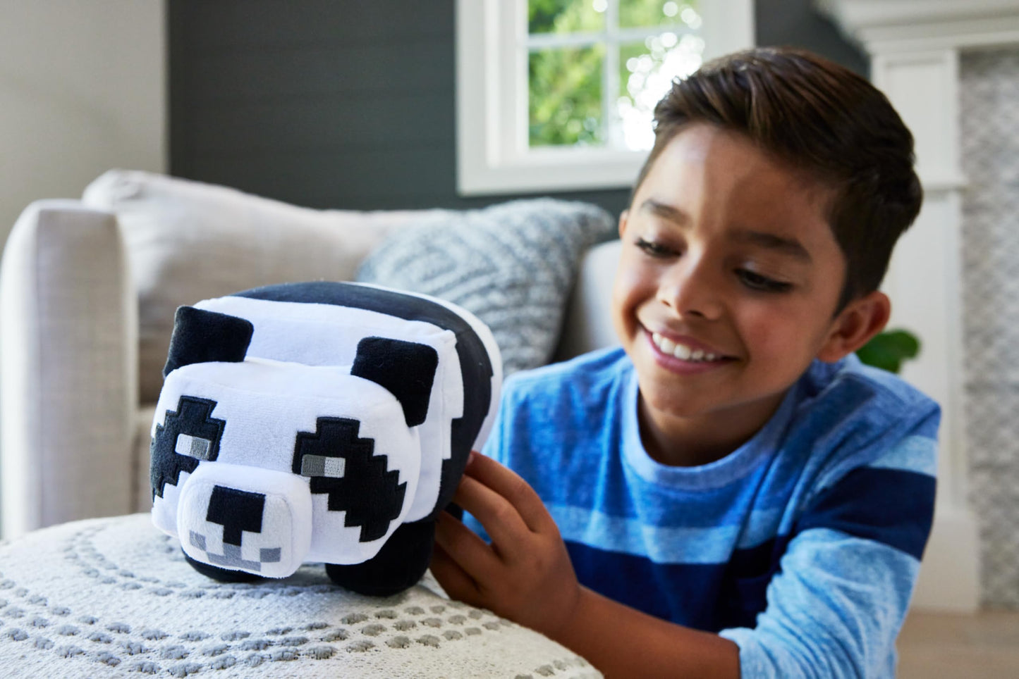 Mattel Minecraft Basic Panda Plush – 8-Inch Collectible Video Game Plush Toy