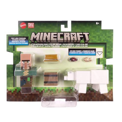 Mattel Minecraft Action Figures 2-Pack – 3.25-Inch Pixelated Collectible Toys