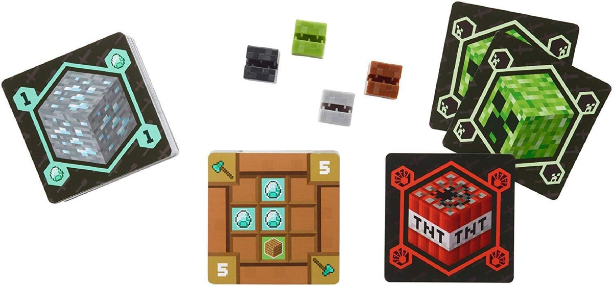 Mattel Minecraft Card Game — Mine, Craft, and Reserve for Points