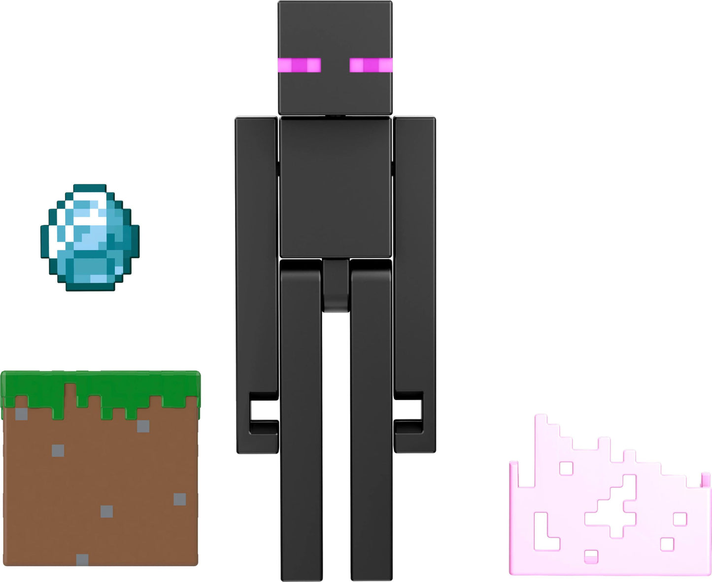 Mattel Minecraft Action Figures & Accessories Set — 3.25-Inch Pixelated Collectibles