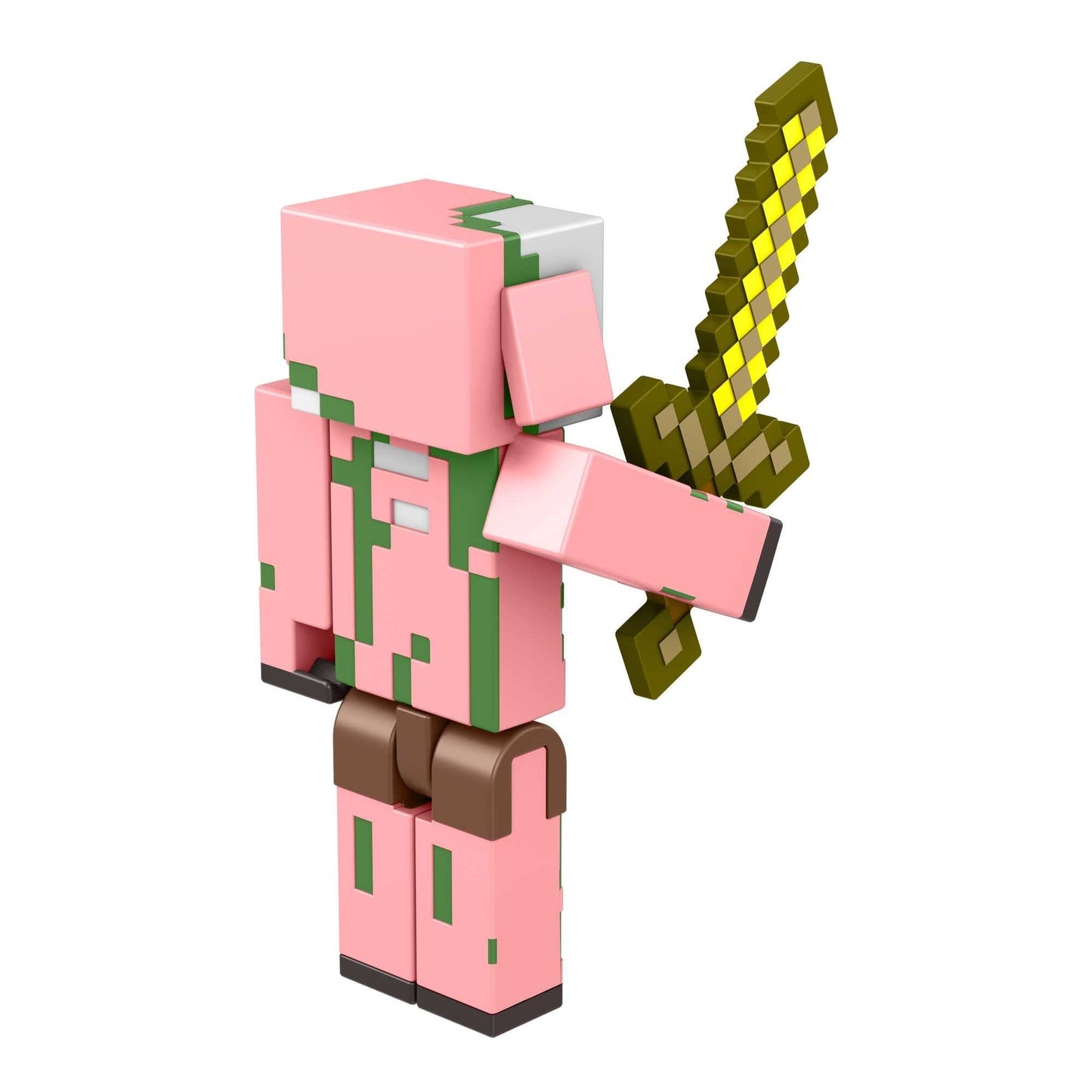Mattel Minecraft Craft-A-Block Zombie Figure – Authentic Pixelated 3.25-Inch Action Toy for Builders