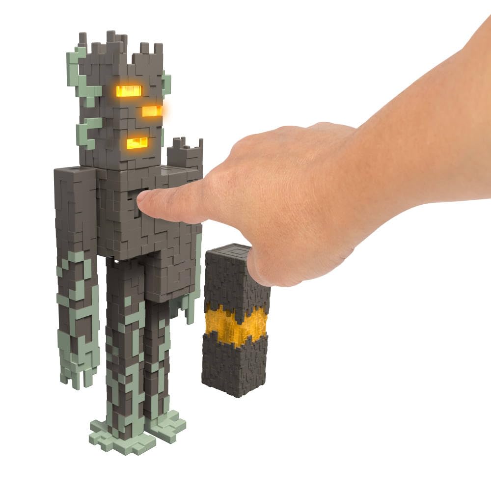 Mattel Minecraft The Creaking Action Figure – Lights, Sounds & Heart Block (8-Inch)