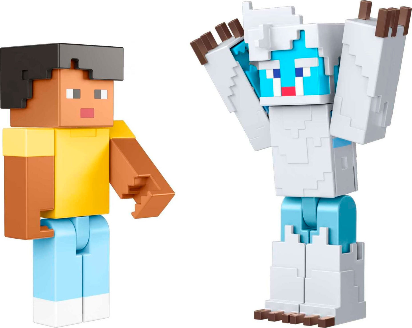 Mattel Minecraft Creator Series Mount Enderwood Yeti Scare Pack with Steve & Yeti Figures