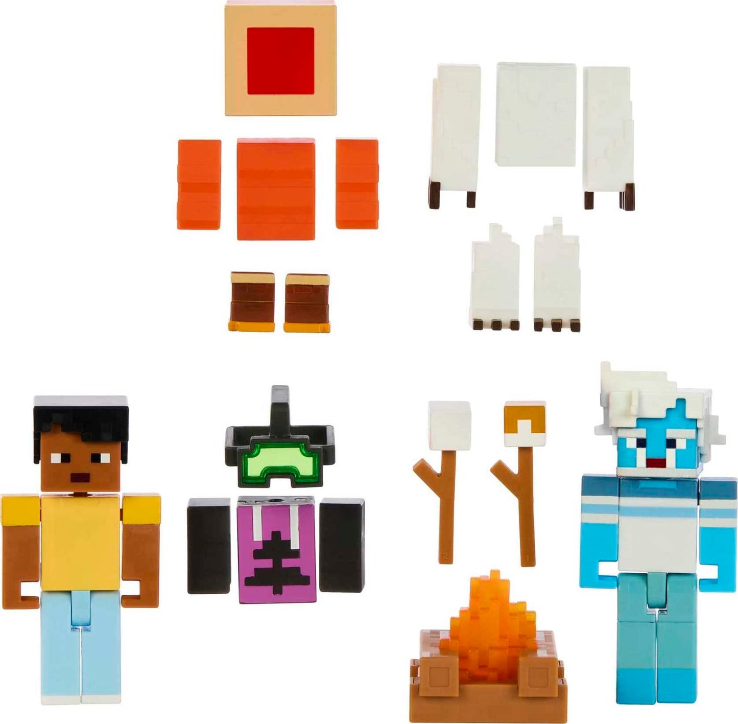 Mattel Minecraft Creator Series Mount Enderwood Yeti Scare Pack with Steve & Yeti Figures