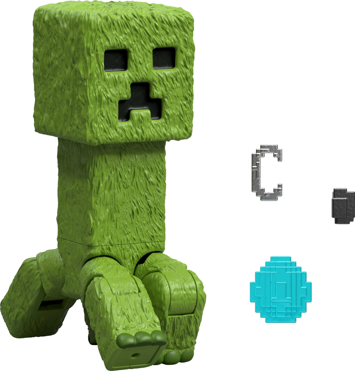 Mattel Minecraft Action Figure & Accessories Set – 4-Inch Creeper Posable Figure Inspired by A Minecraft Movie