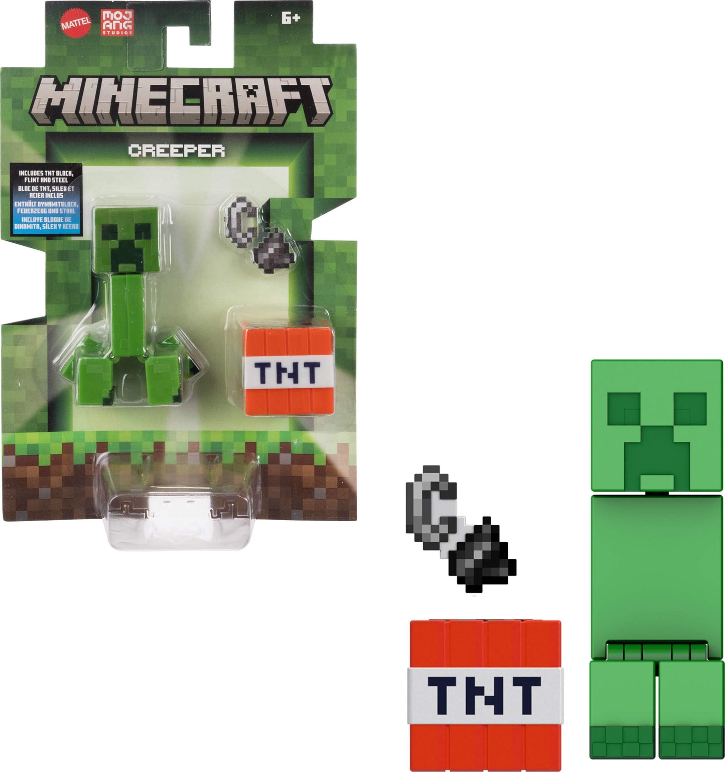 Mattel Minecraft Action Figure & Accessories 2-Pack – 3.25-Inch Collectible Set
