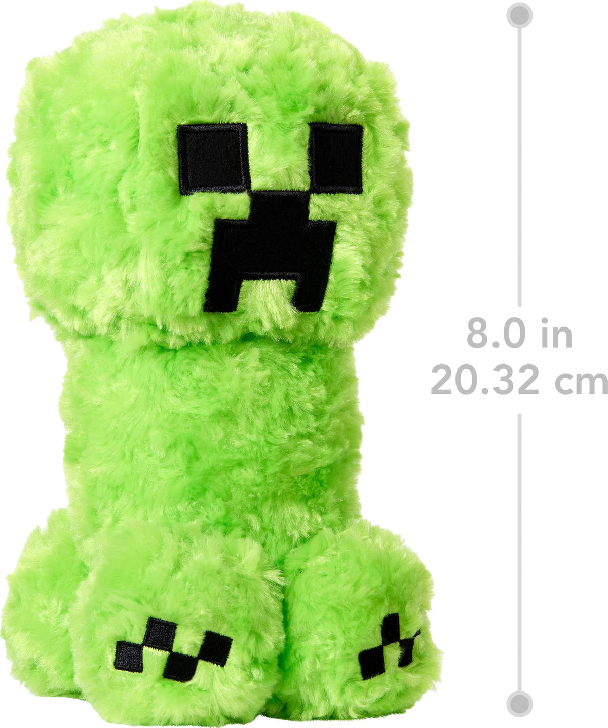 Mattel Minecraft Creeper Plush Toy – 8-Inch Soft Doll Inspired by Minecraft Movie Character