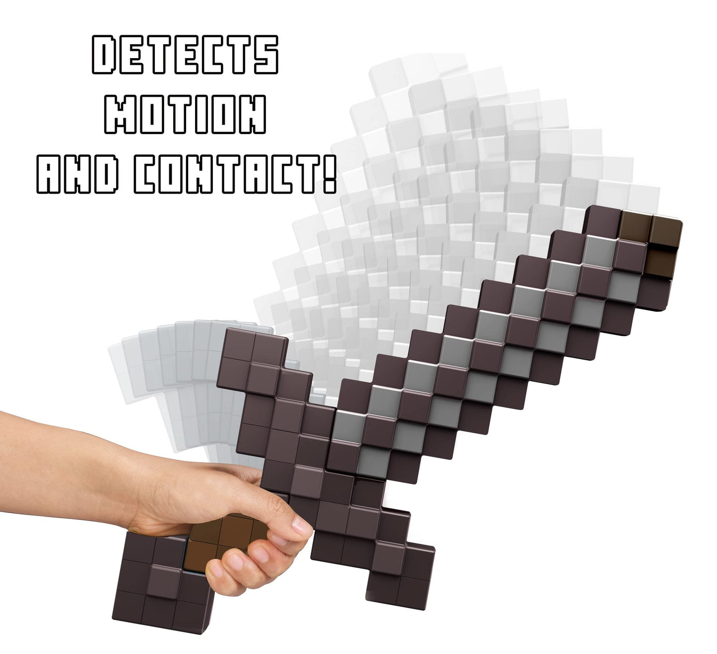 Mattel Minecraft Deluxe Netherite Sword | Kid-Sized Role-Play Toy with Realistic Sounds