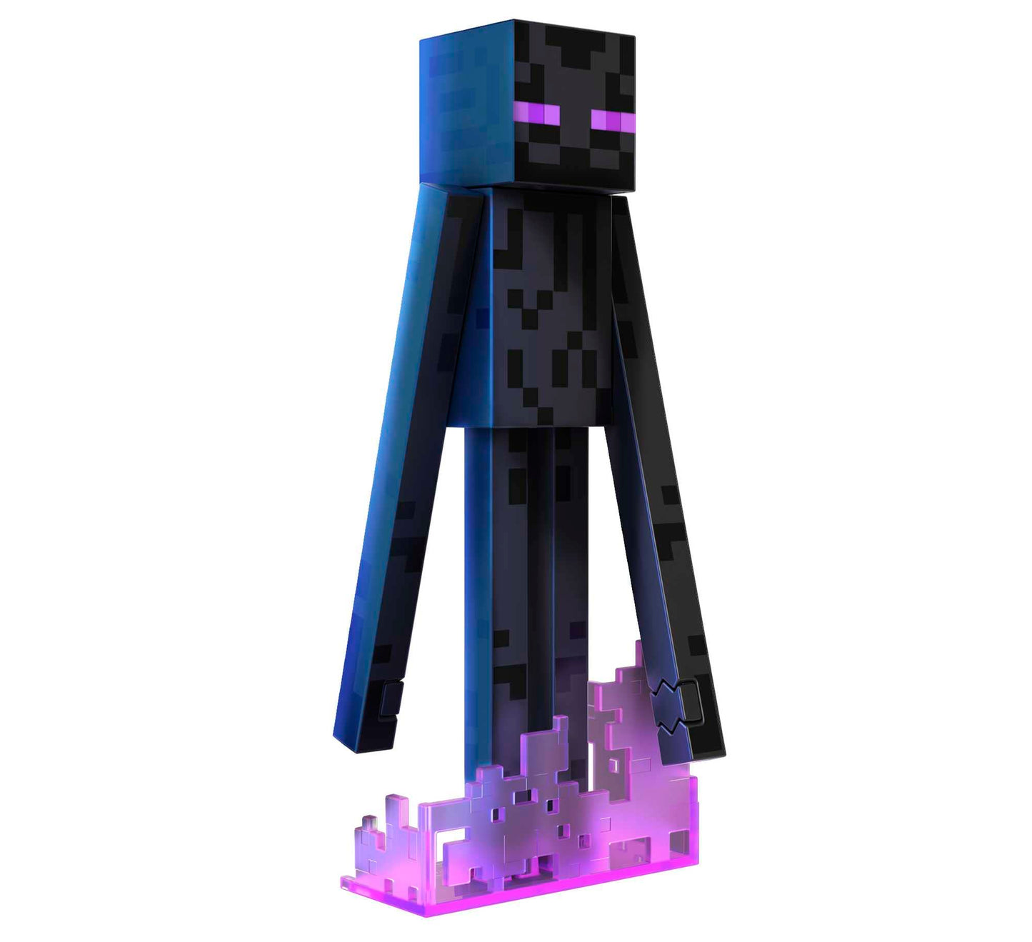Mattel Minecraft Diamond Level Enderman Action Figure & Die-Cast Accessories, 5.5-Inch Collectible