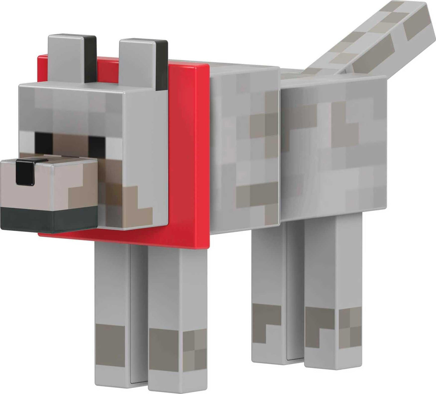 Mattel Minecraft Diamond Level Wolf Figure – 5.5-Inch Collectible with Diamond Accessories