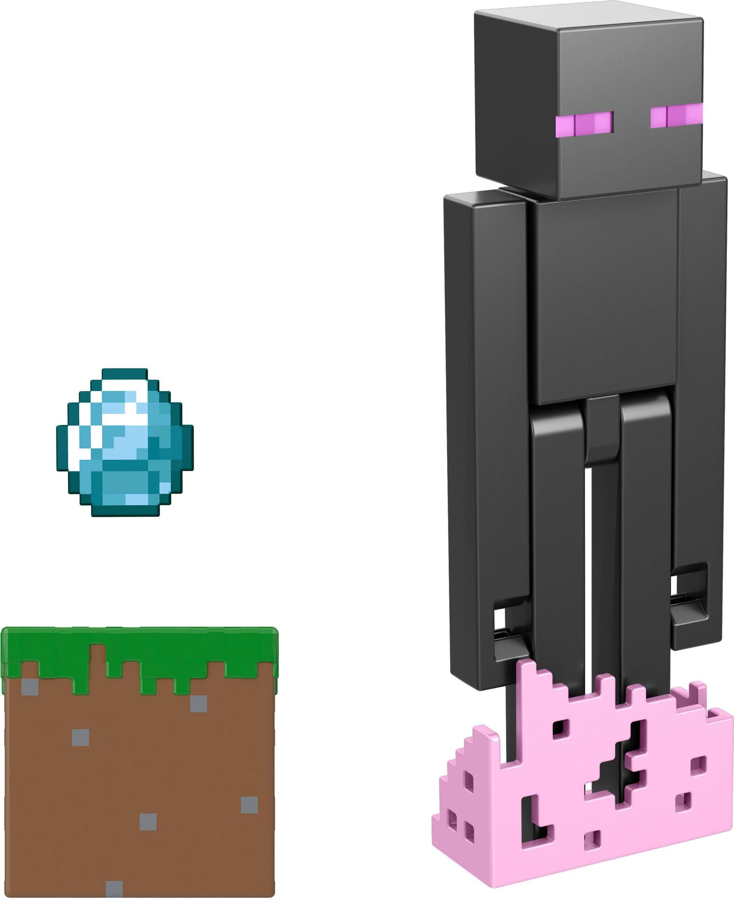 Mattel Minecraft Action Figures & Accessories Set — 3.25-Inch Pixelated Collectibles