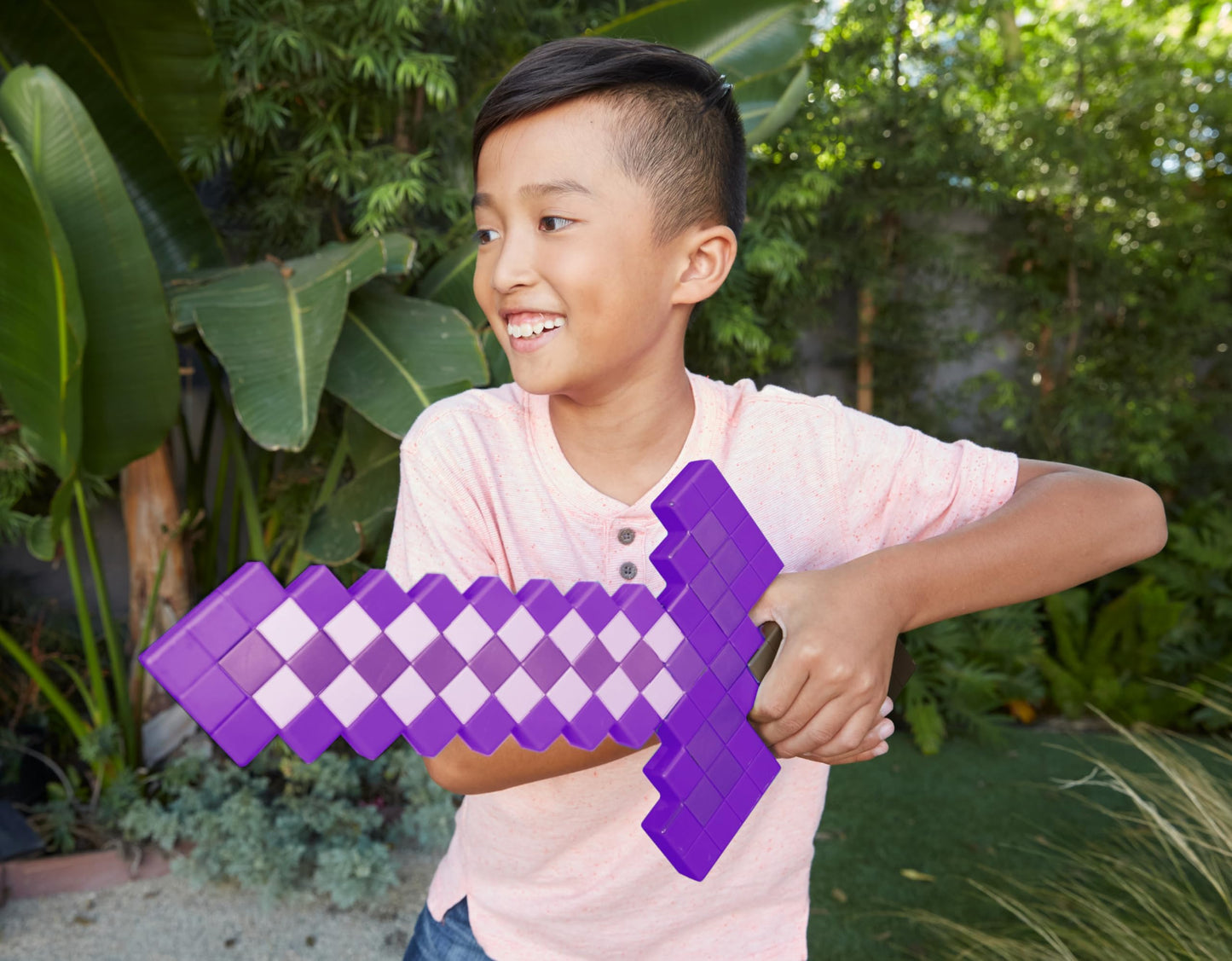 Mattel Minecraft Enchanted Sword – Kid-Sized Role-Play Accessory for Costumes & Imaginary Play