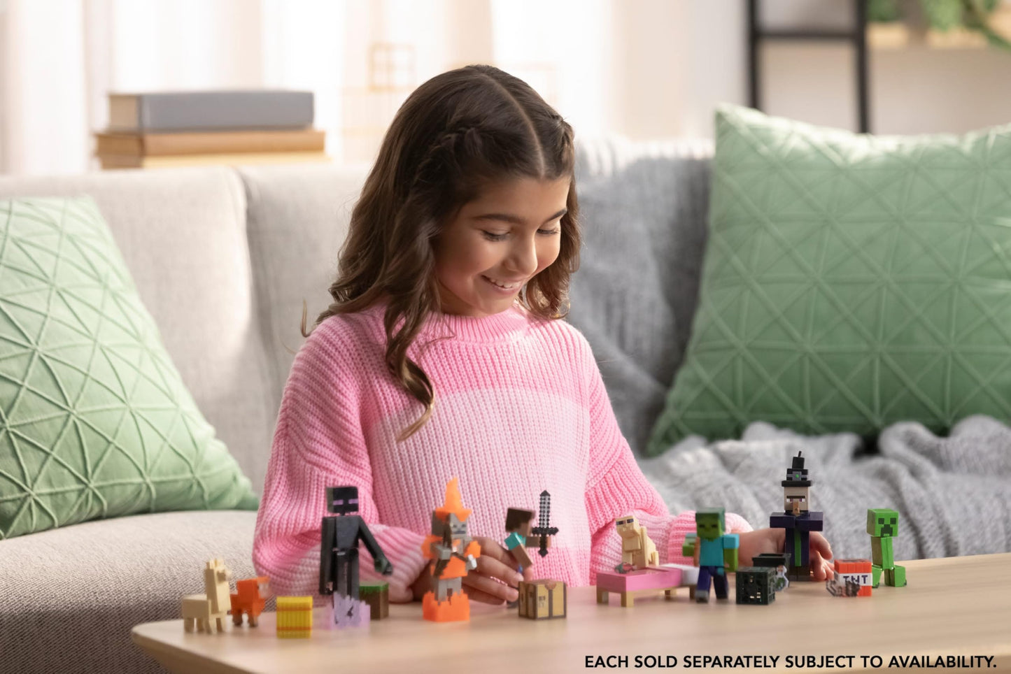 Mattel Minecraft Action Figure & Accessories 2-Pack – 3.25-Inch Collectible Set