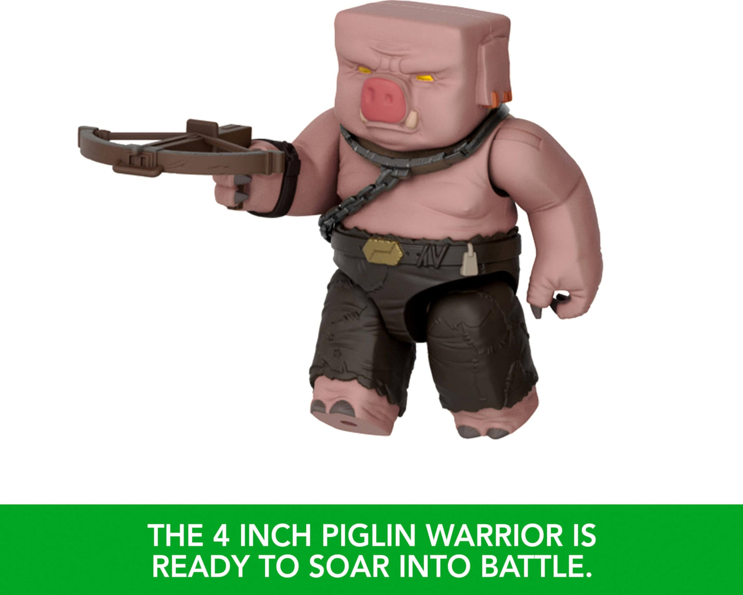 Mattel Minecraft Blast Attack Ghast Action Figure Set — Lights, Sounds, Launcher & Piglin Warrior