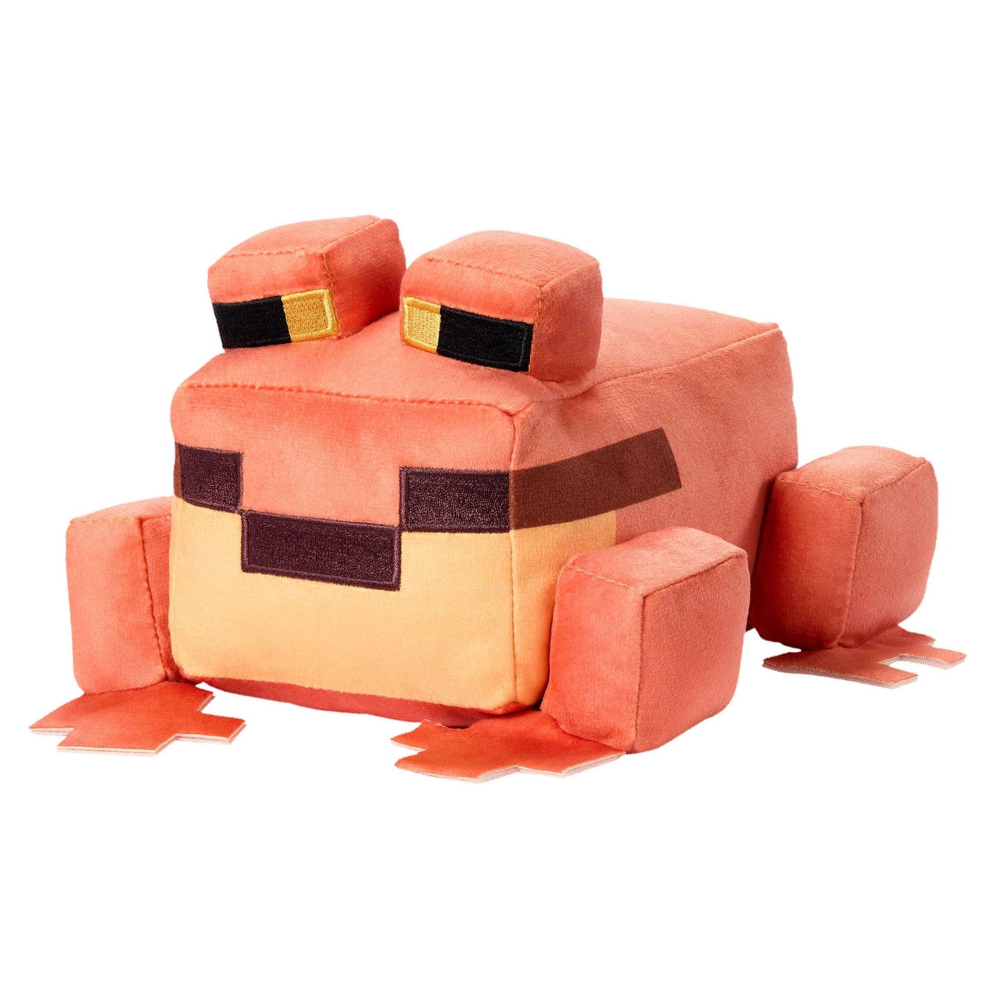 Mattel Minecraft JDW11 20cm Collectible Frog Plush — Pixelated Character Toy