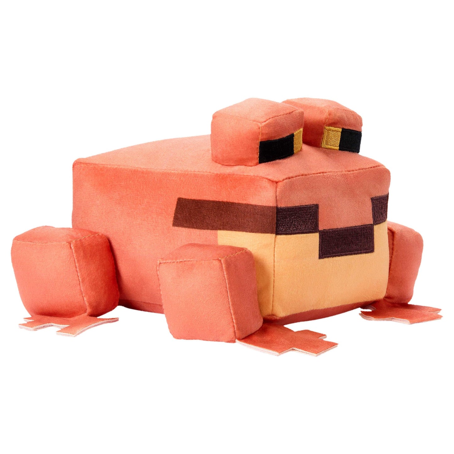 Mattel Minecraft JDW11 20cm Collectible Frog Plush — Pixelated Character Toy