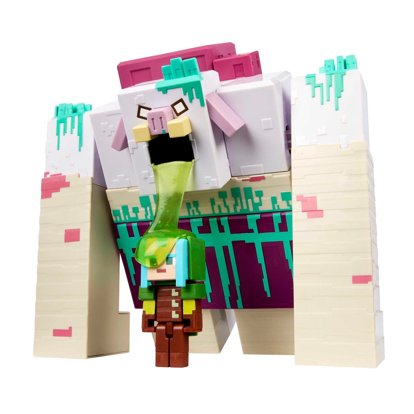 Mattel Minecraft Legends Devourer Action Figure with Slime Attack & Ranger – 3.25-Inch Collectible