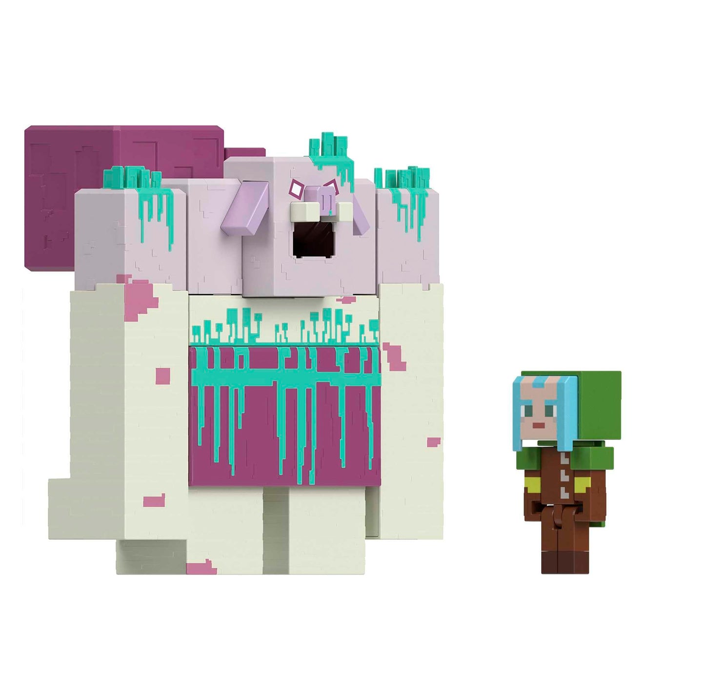 Mattel Minecraft Legends Devourer Action Figure with Slime Attack & Ranger – 3.25-Inch Collectible