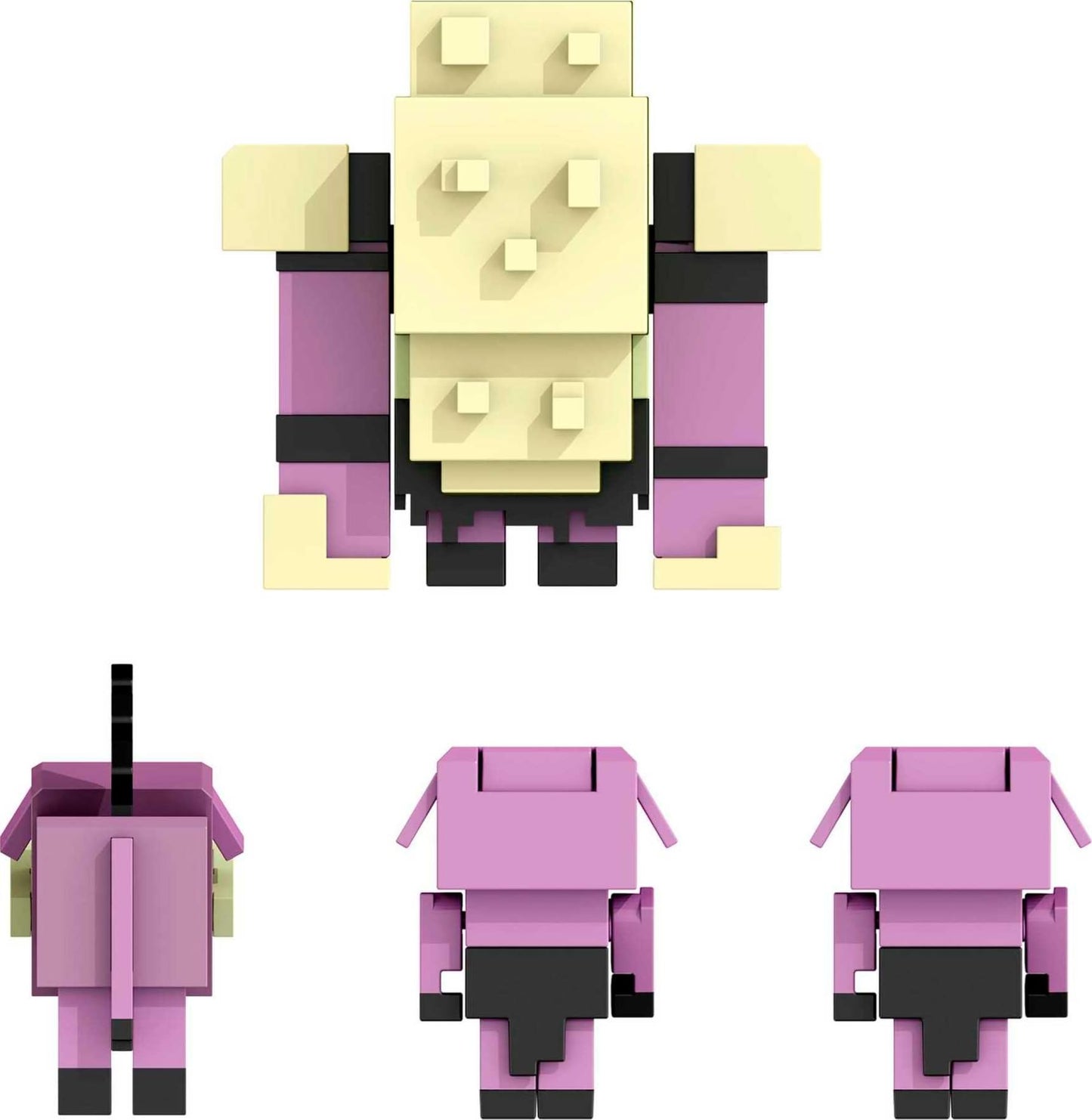 Mattel Minecraft Legends Nether Invasion Pack – 4 Action Figures with Attack Actions