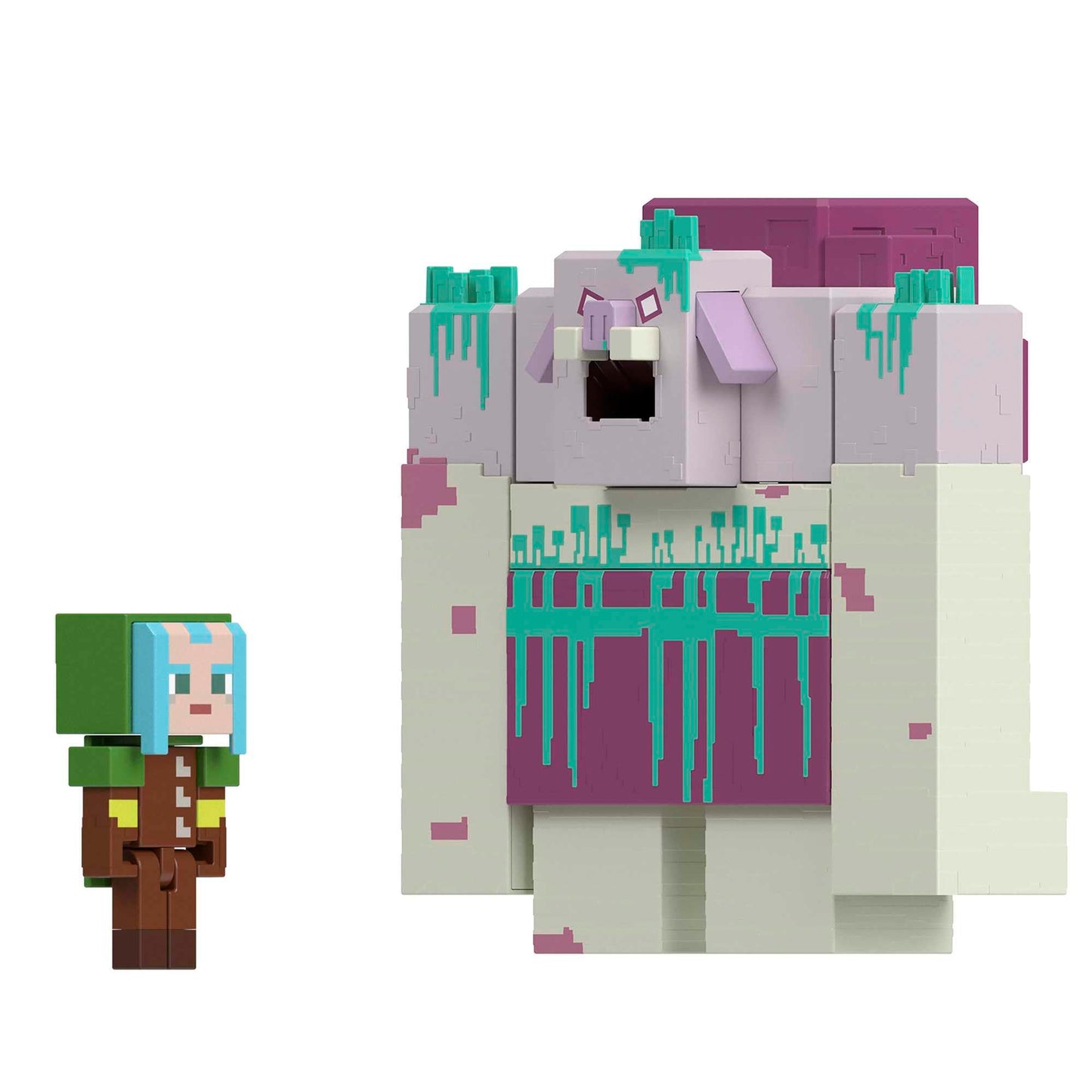 Mattel Minecraft Legends Devourer Action Figure with Slime Attack & Ranger – 3.25-Inch Collectible