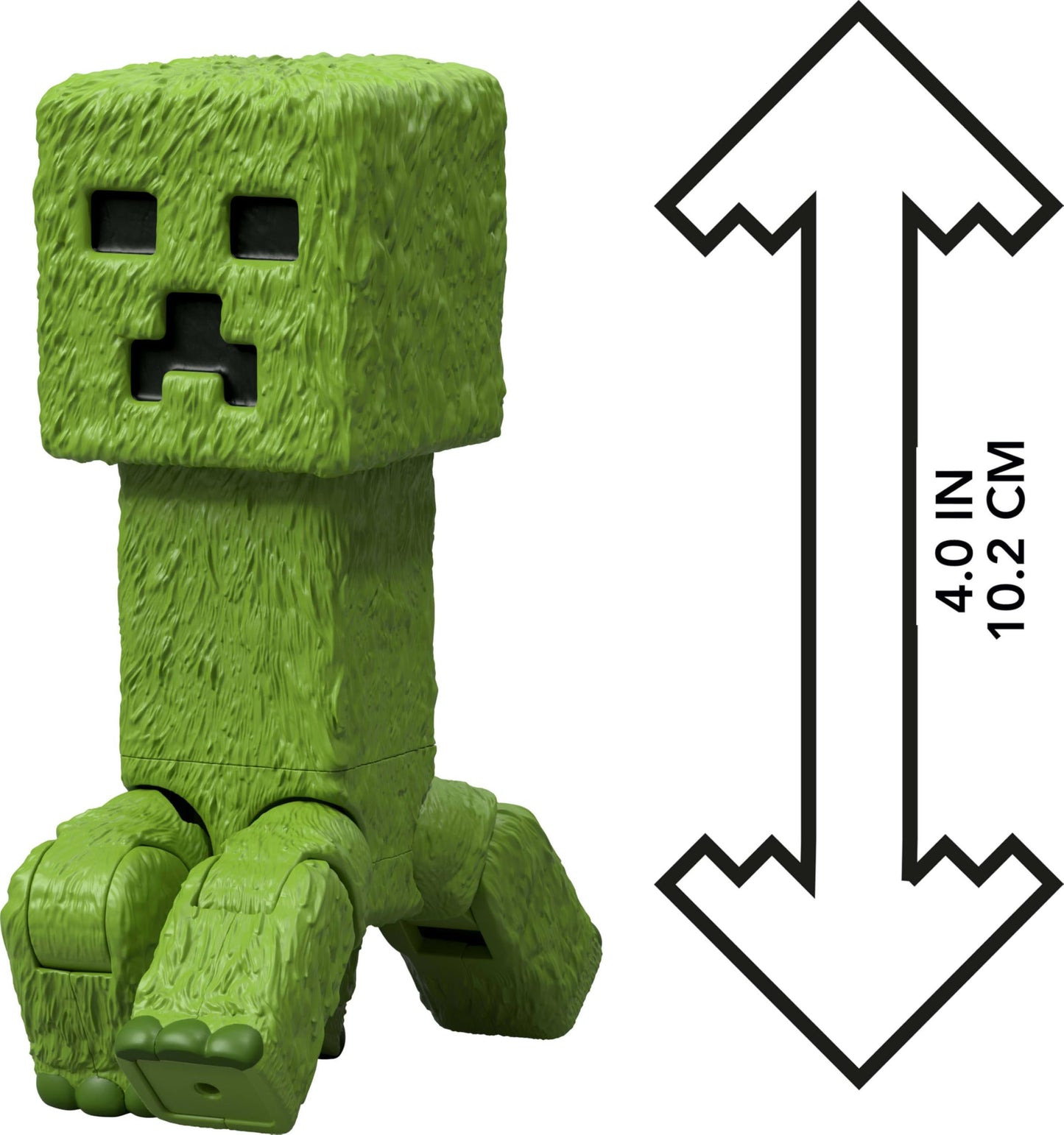 Mattel Minecraft Action Figure & Accessories Set – 4-Inch Creeper Posable Figure Inspired by A Minecraft Movie