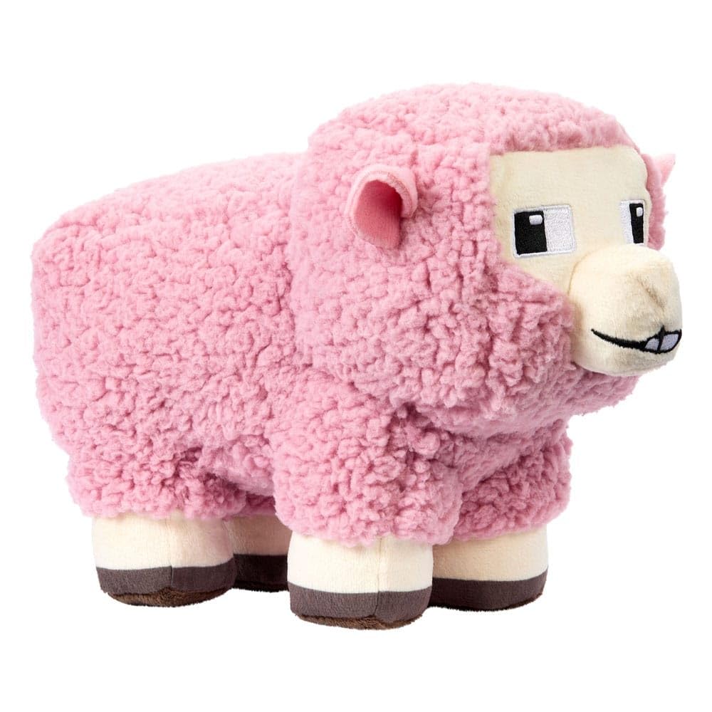 Mattel Minecraft Basic Plush Pink Sheep – 8-Inch Collectible Soft Doll