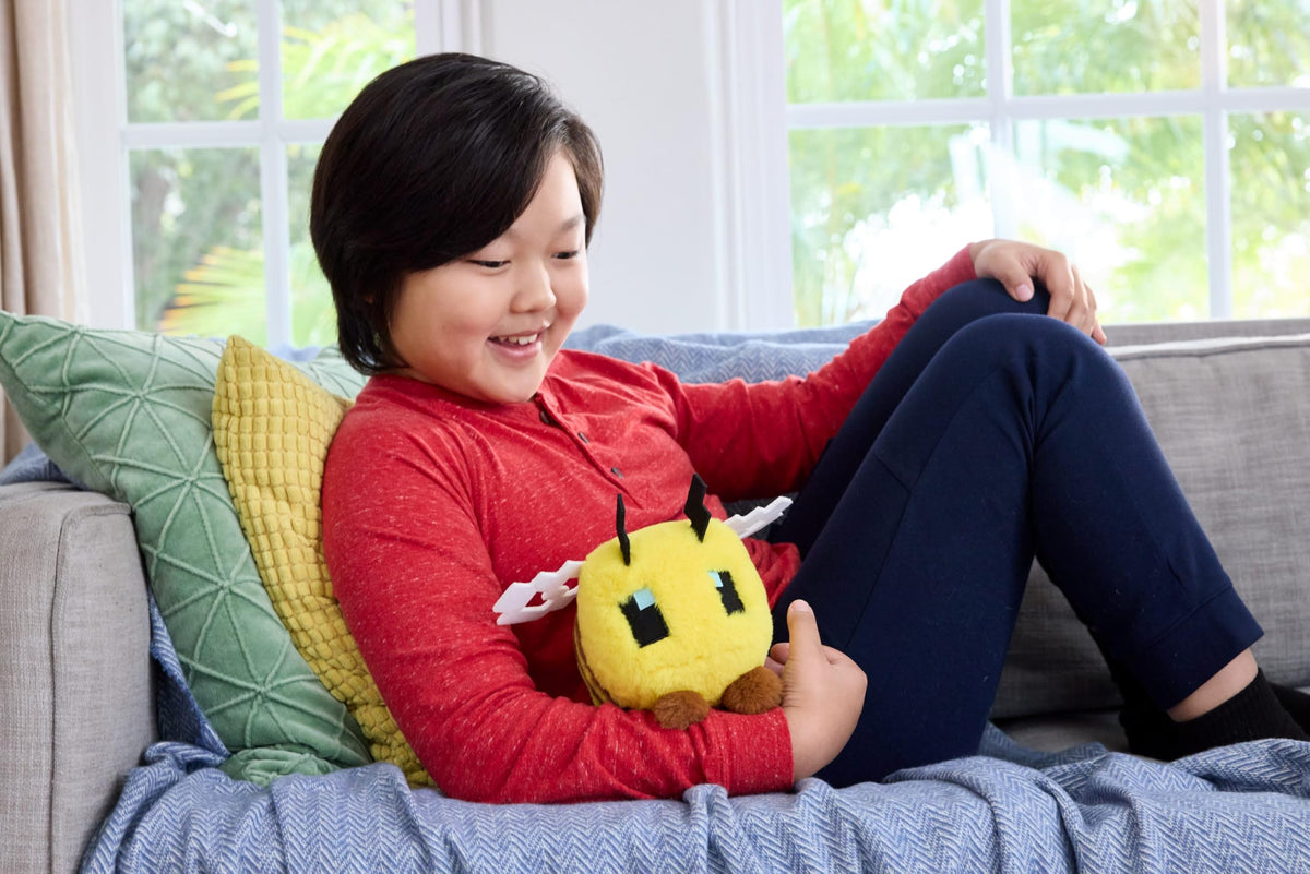 Mattel Minecraft Plush Toy: Bee Soft Doll – 8-Inch Collectible