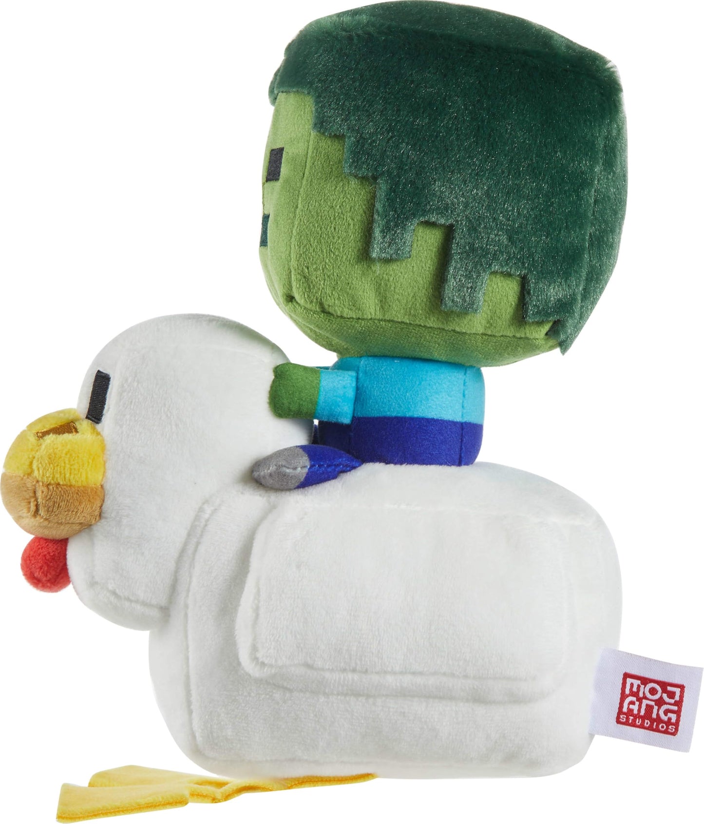 Mattel Minecraft Plush Zombie Chicken Jockey Toy – 8-Inch Collectible Plush