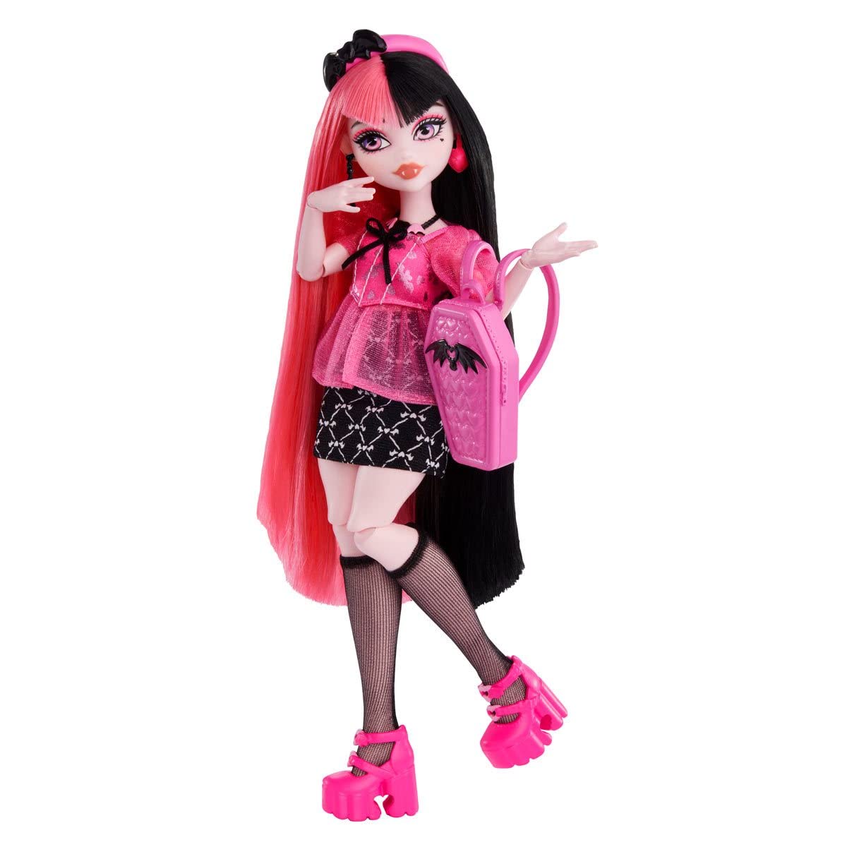Monster High Draculaura Day Out Doll – 25 cm Articulated by Mattel (MTHKY71)