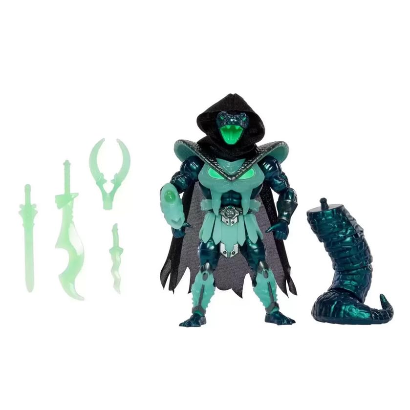 Mattel MOTU Origins Necro-Conda Deluxe Snake Men Soldier Glow-in-the-Dark