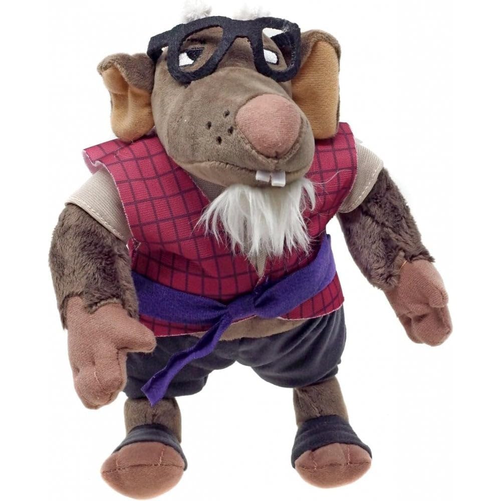 Mattel TMNT Sensei Splinter Plush Toy – 8-Inch Soft Doll (Mutant Mayhem)