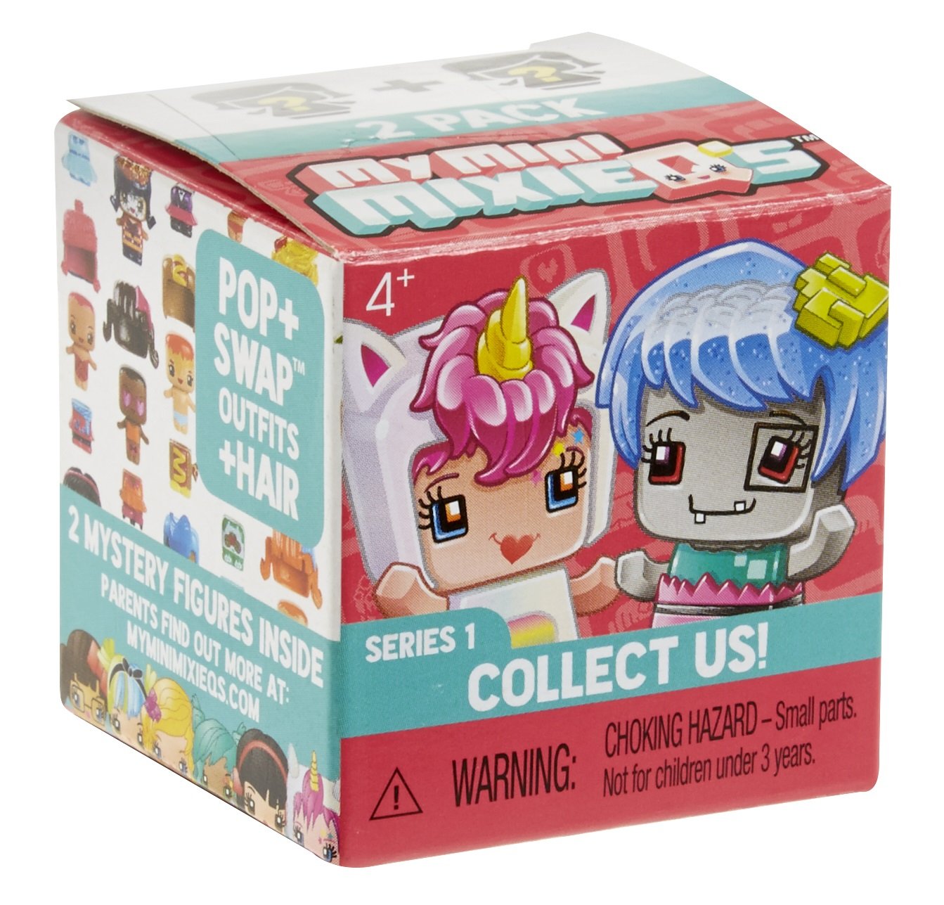 Mattel My Mini MixieQ's Series 1: Collectible 2-Packs with Interchangeable Hair and Outfits