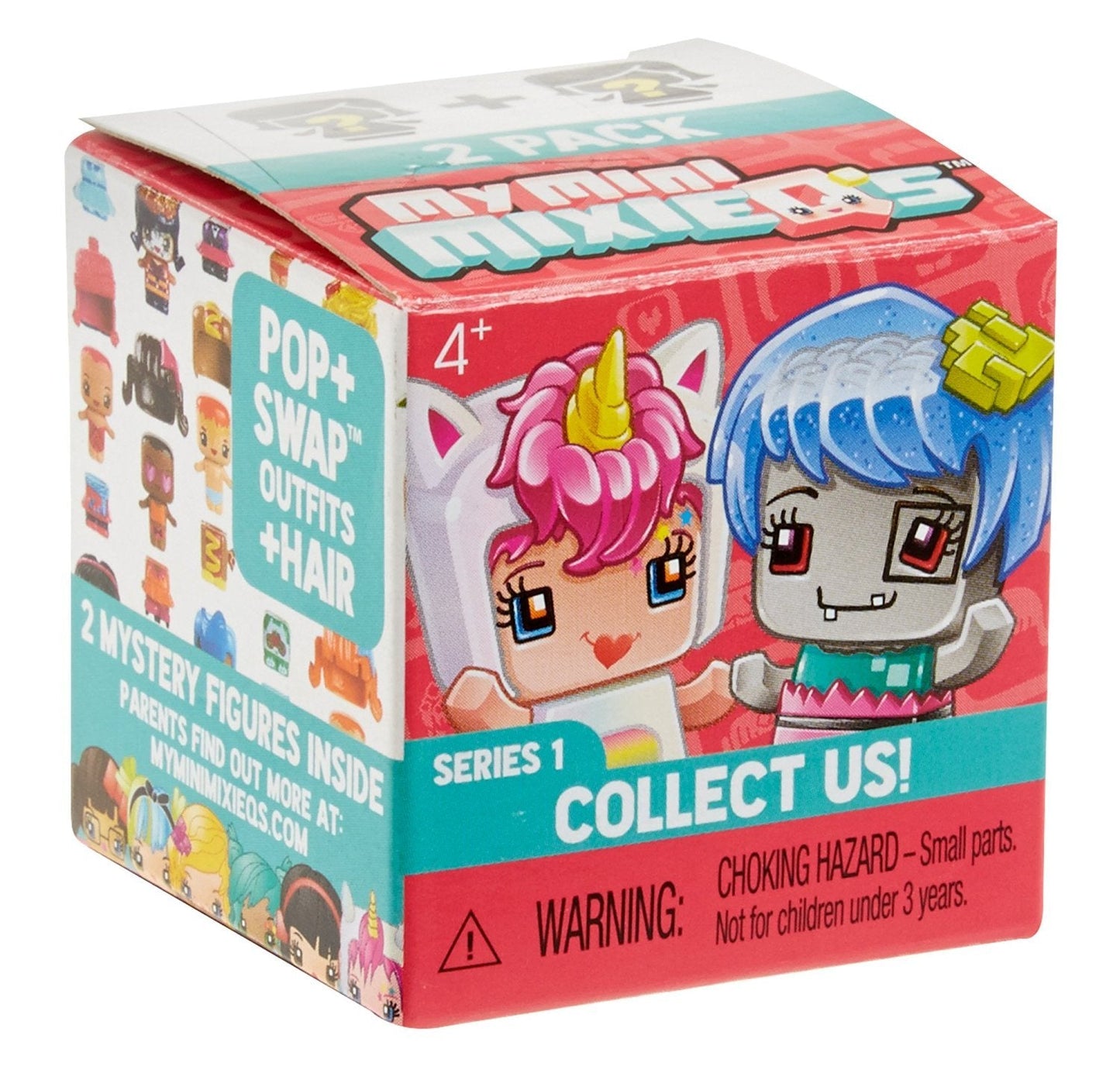 Mattel My Mini MixieQ's Series 1: Collectible 2-Packs with Interchangeable Hair and Outfits