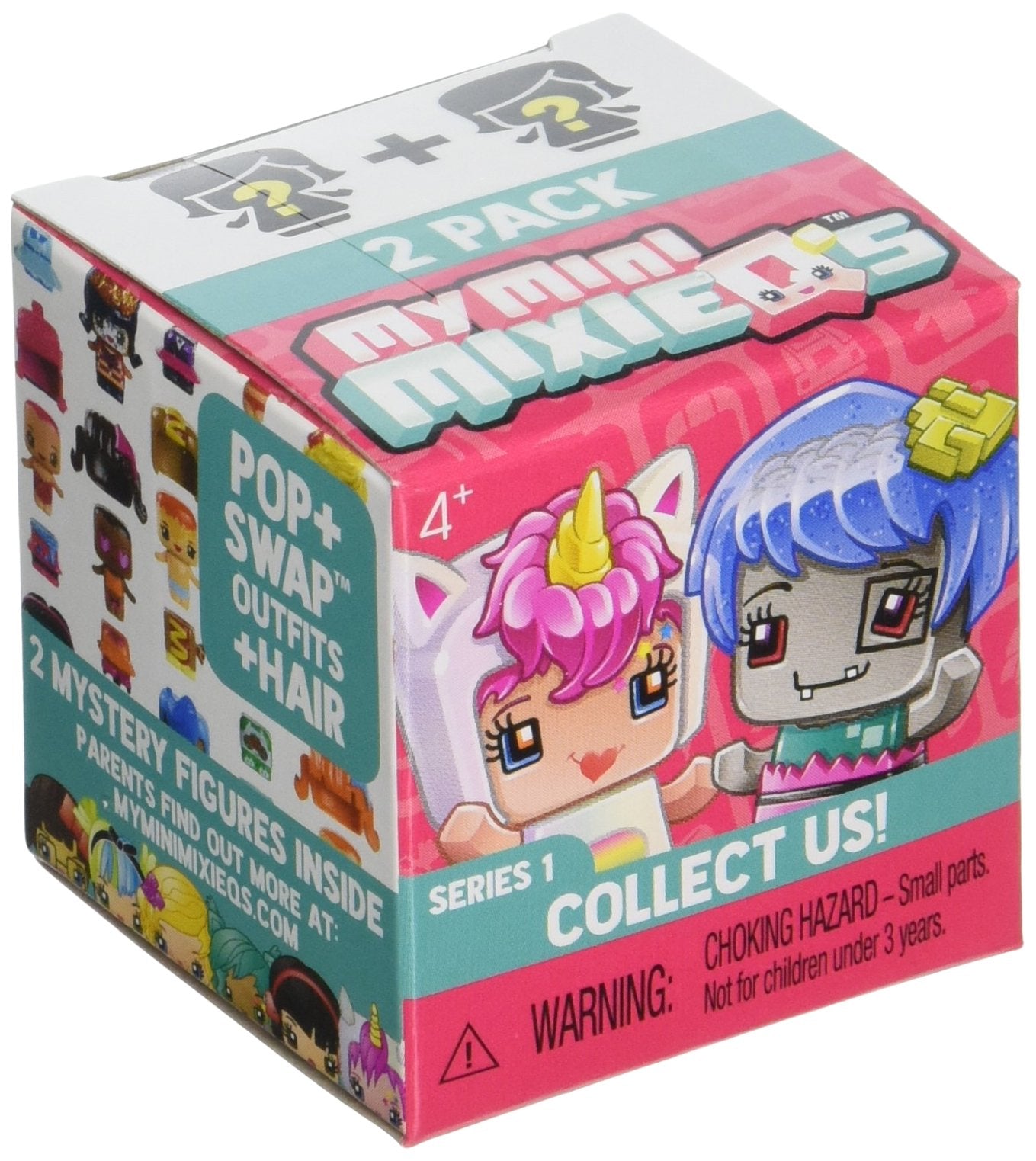 Mattel My Mini MixieQ's Series 1: Collectible 2-Packs with Interchangeable Hair and Outfits