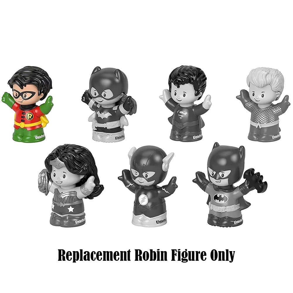 Mattel Replacement Robin Figure for Little People DC Super Friends GMJ14 Playset | Replacement Part