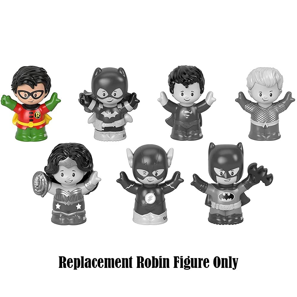 Mattel Replacement Robin Figure for Little People DC Super Friends GMJ14 Playset | Replacement Part