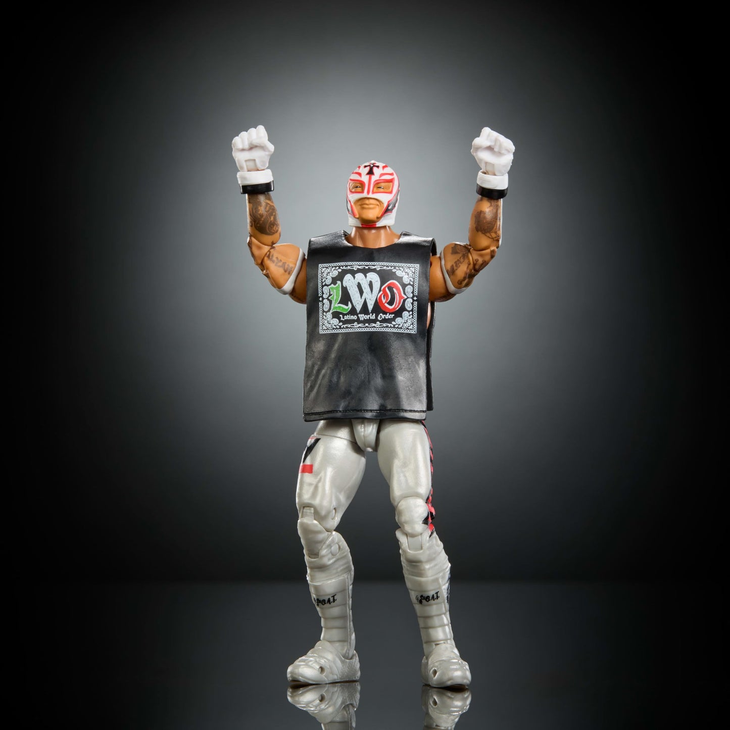 Mattel WWE Elite Rey Mysterio Figure Series #125 – 6-Inch, 25 Points of Articulation, Swappable Hands & Accessories