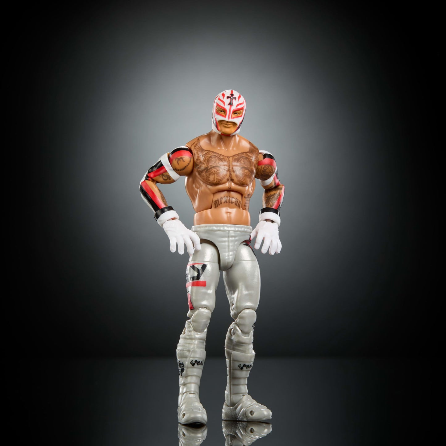 Mattel WWE Elite Rey Mysterio Figure Series #125 – 6-Inch, 25 Points of Articulation, Swappable Hands & Accessories
