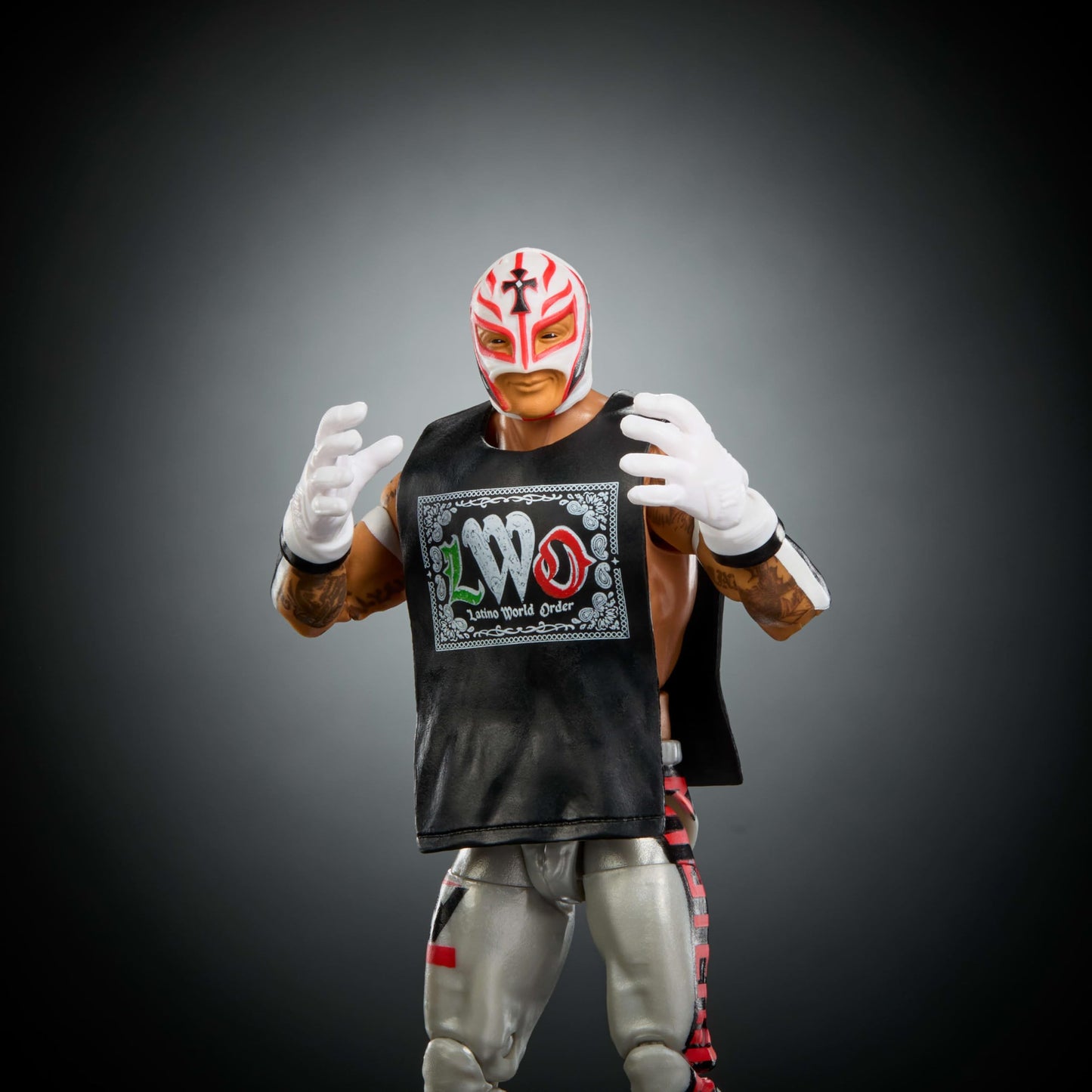 Mattel WWE Elite Rey Mysterio Figure Series #125 – 6-Inch, 25 Points of Articulation, Swappable Hands & Accessories