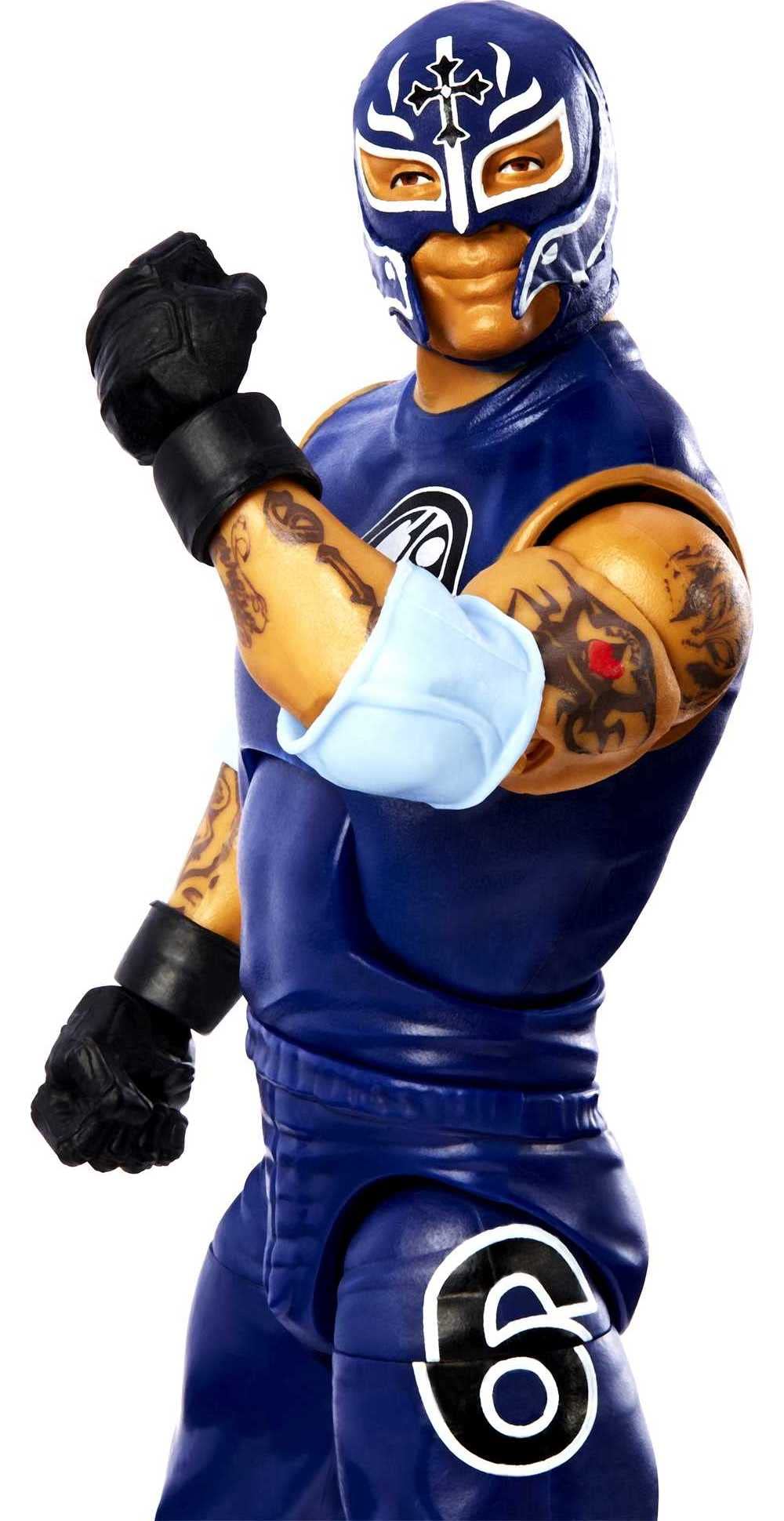 Mattel WWE Rey Mysterio SummerSlam Elite Figure | Dominik Mysterio Build-A-Figure Parts