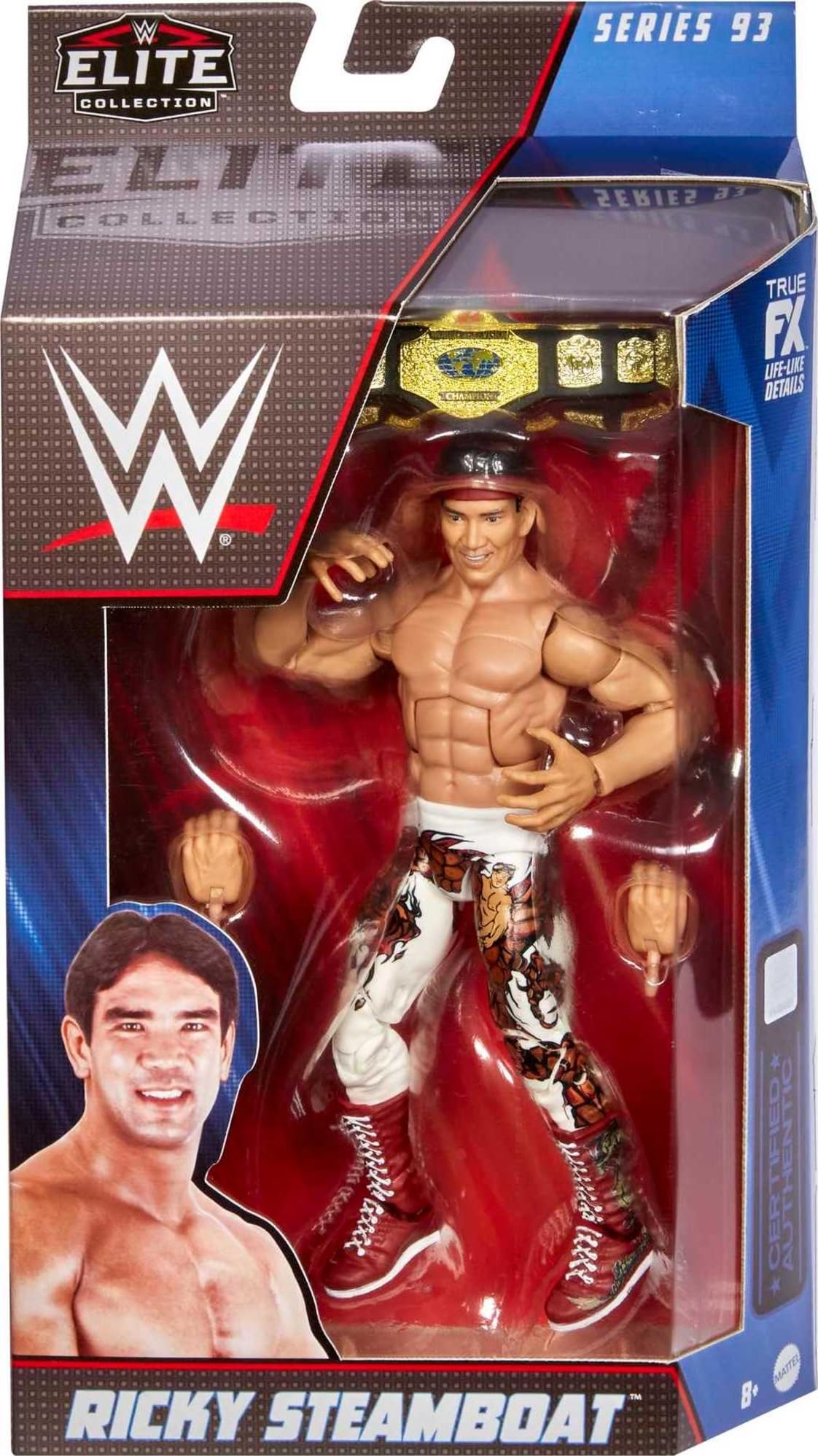 Mattel Ricky the Dragon Steamboat Elite Collection Action Figure | WWE Legend