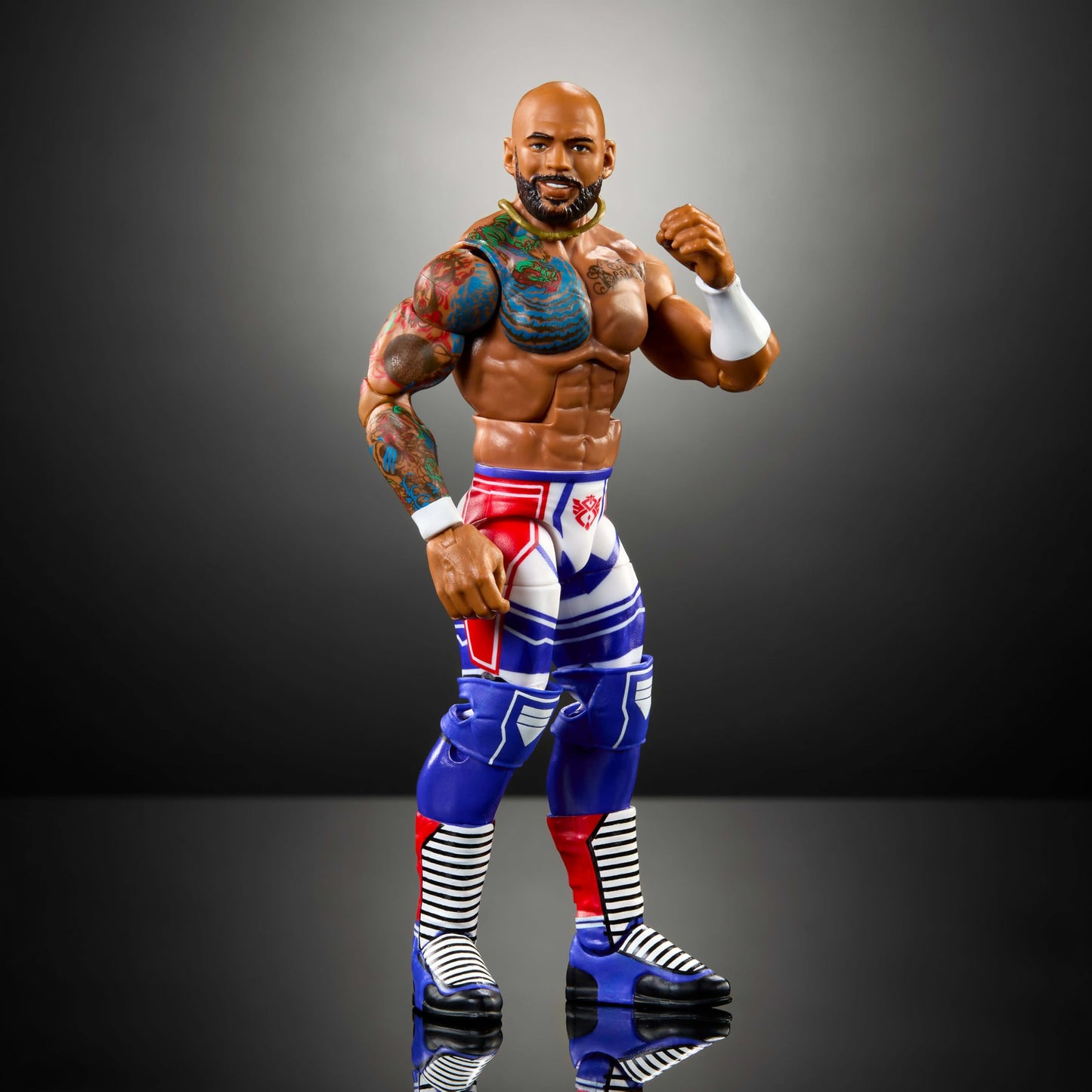 Mattel WWE Elite Ricochet Action Figure – 25 Points of Articulation, 6-Inch Collectible
