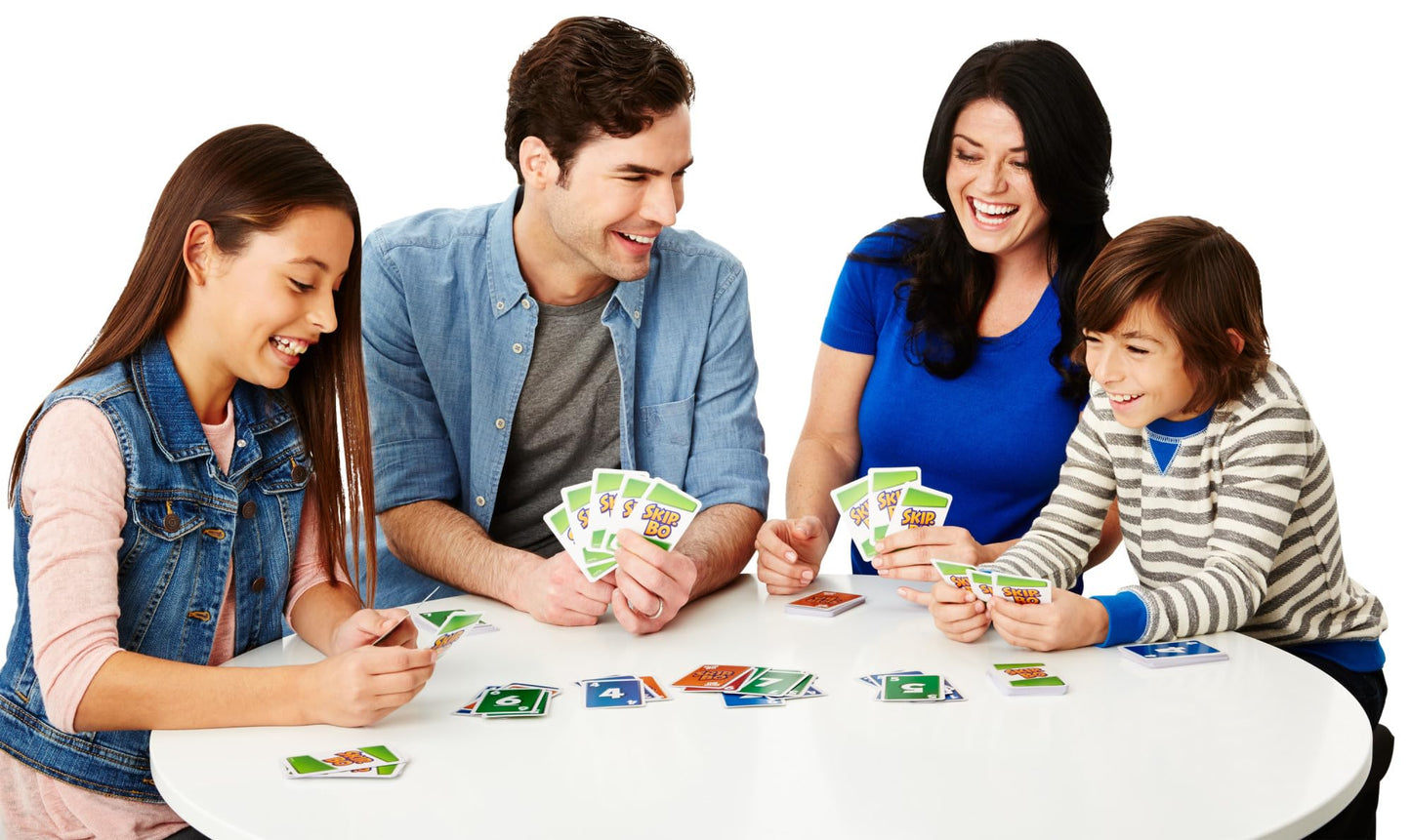 Skip-Bo Card Game by Mattel Games – Family Sequencing Card Game for Ages 7+ (162 Cards)