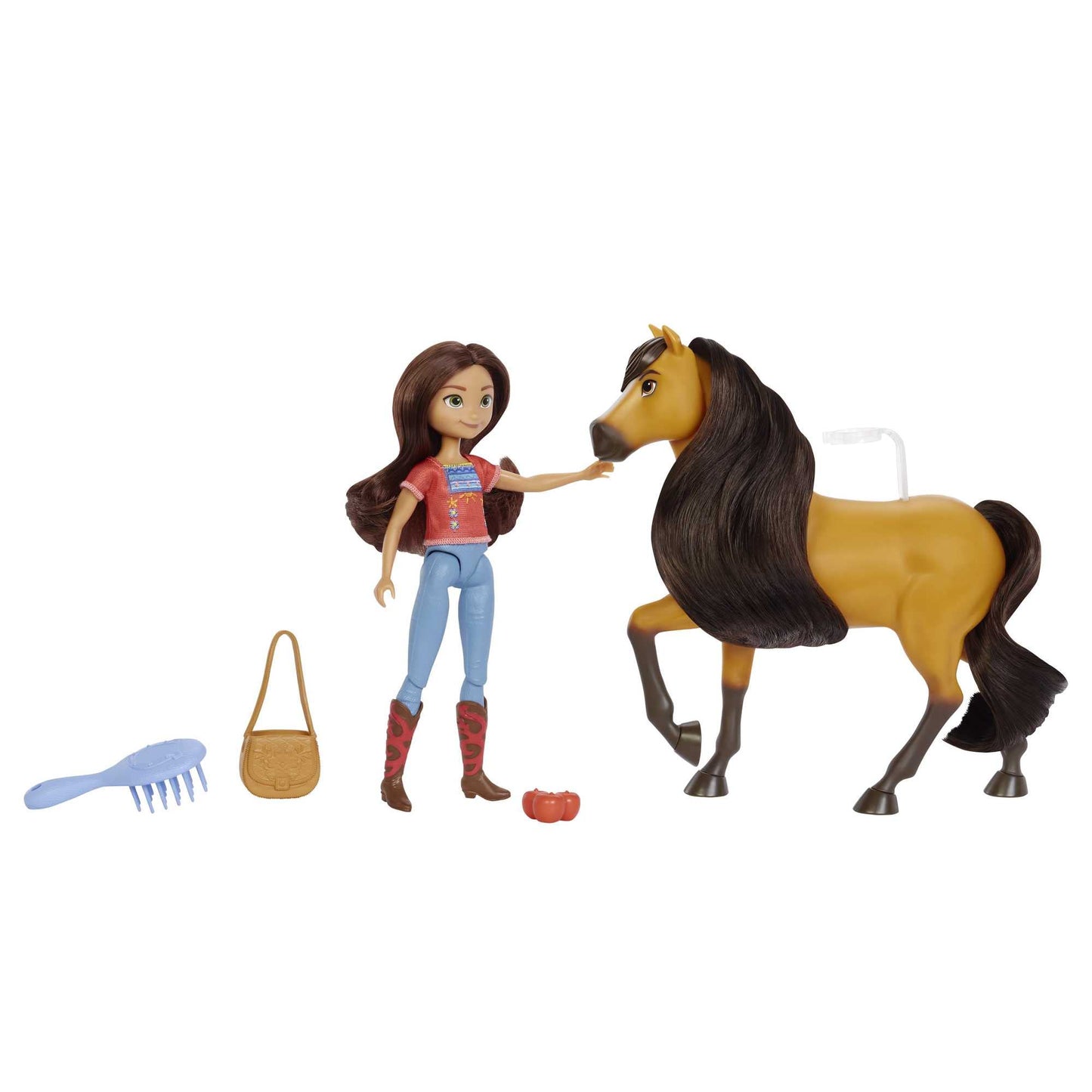 Mattel Spirit Lucky Doll & Spirit Horse Set — 7-In Lucky Doll with 7 Joints + 8-In Spirit Horse with Soft Mane