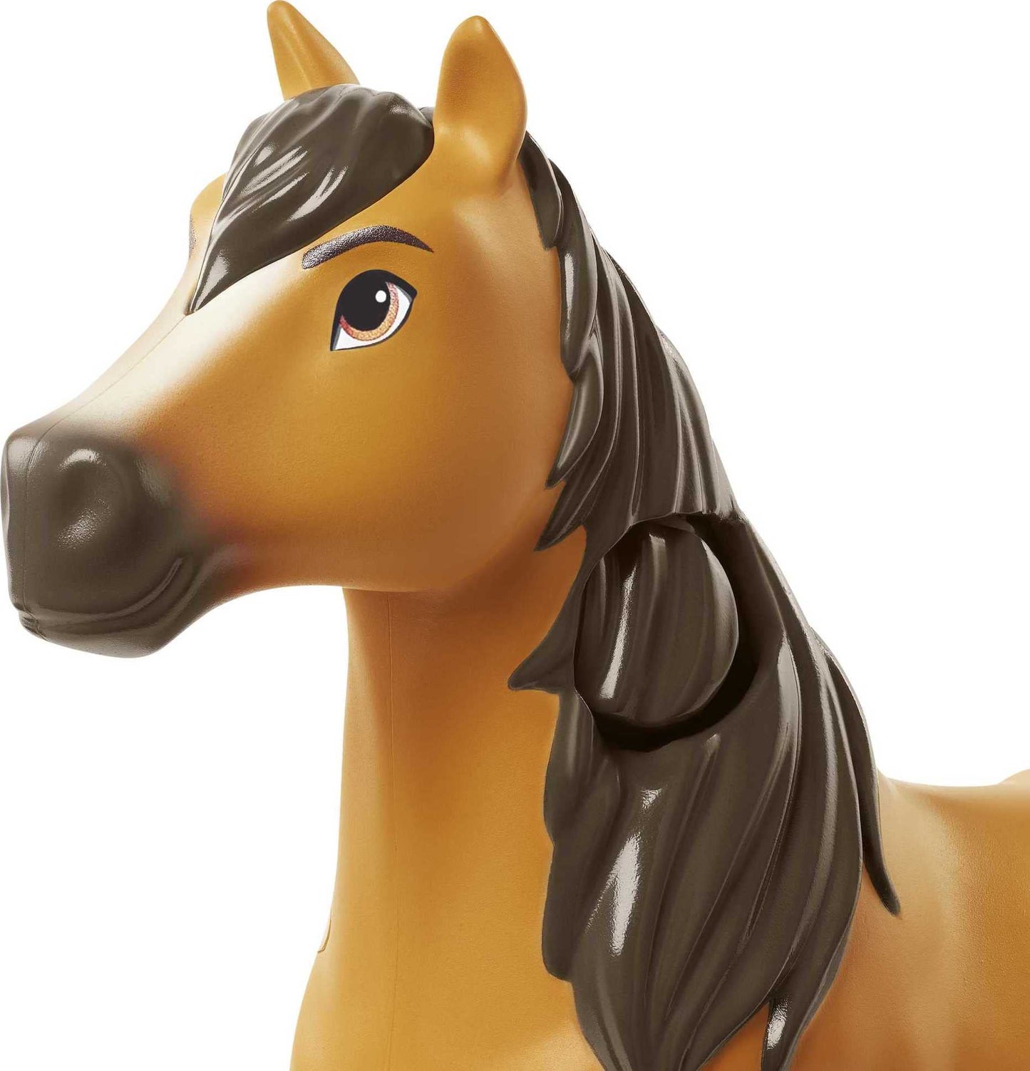 Mattel Spirit Untamed Lucky Doll & Spirit Horse Ride Together Playset – Jumps, Walks, Grooming Brush & Apples
