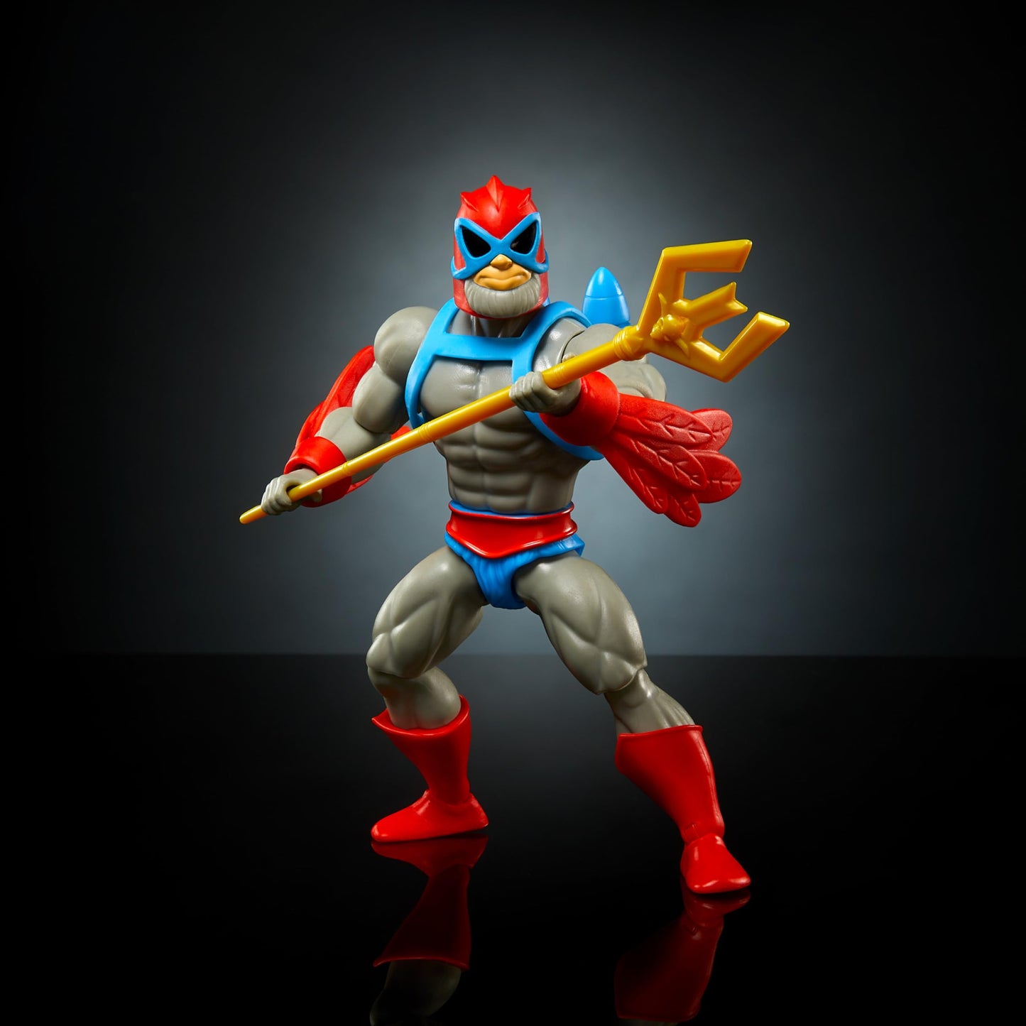 Mattel Masters of the Universe Origins Stratos Action Figure — 5.5-Inch Scale with Mini-Comic and Accessory Set