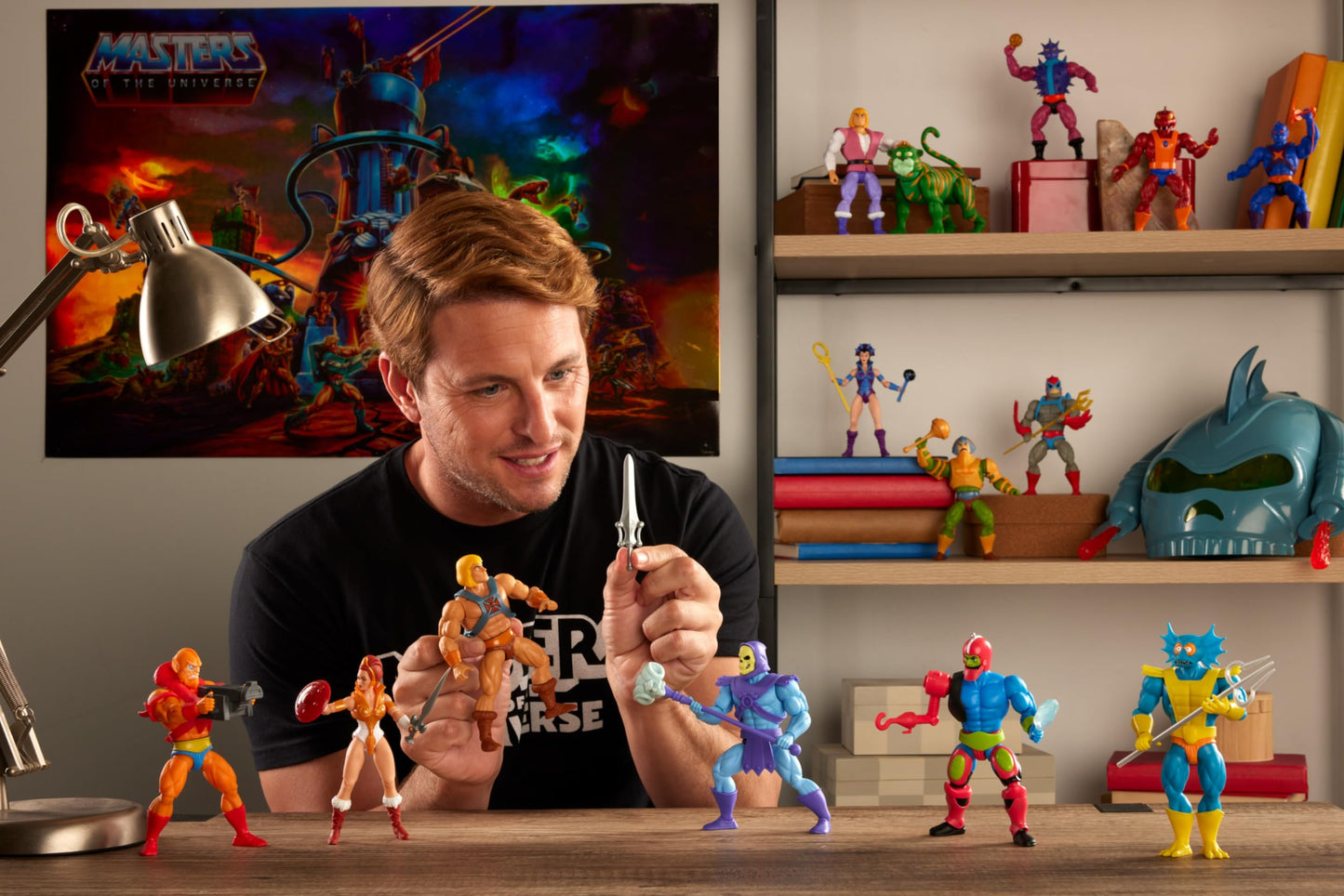 Mattel Masters of the Universe Origins Stratos Action Figure — 5.5-Inch Scale with Mini-Comic and Accessory Set