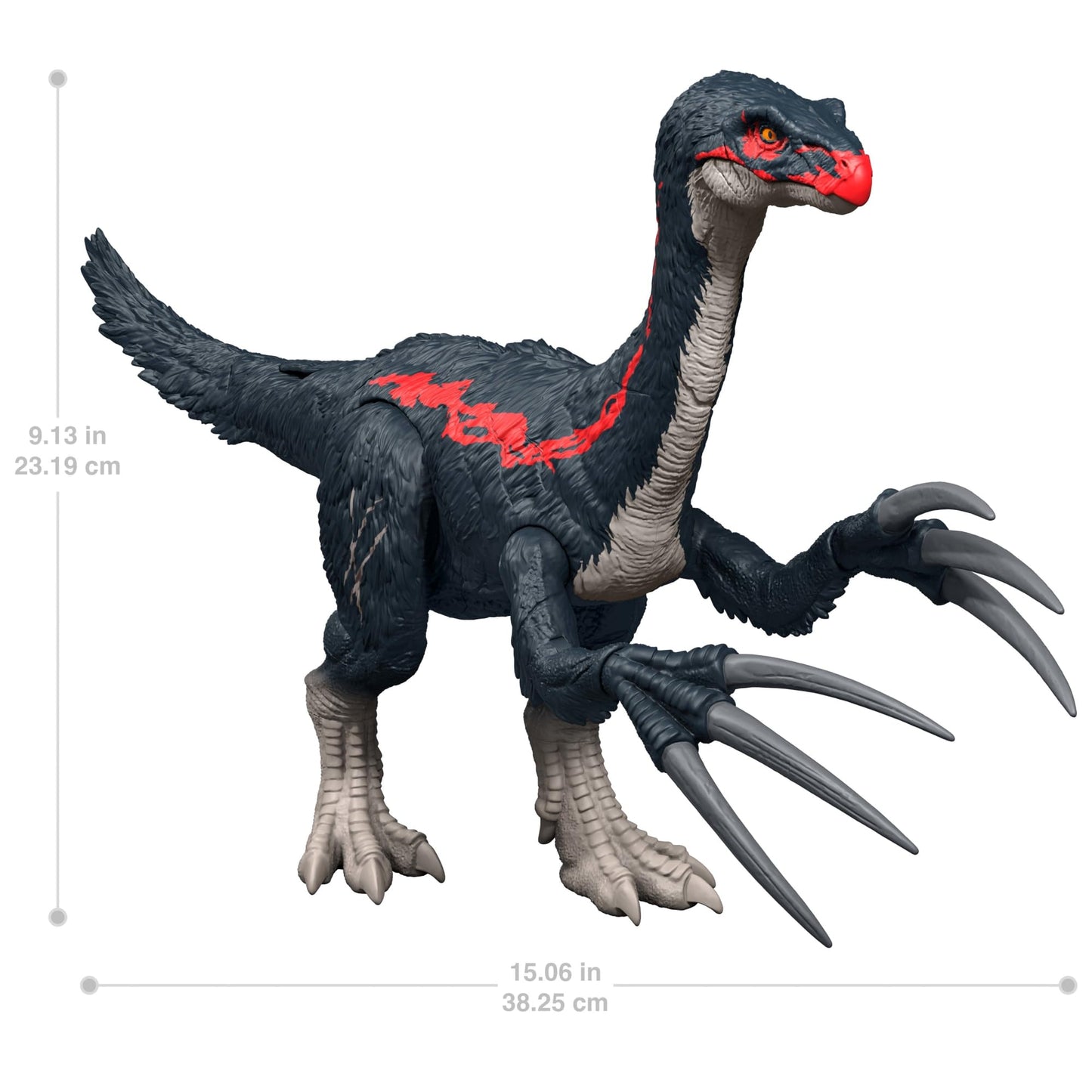 Mattel Jurassic World Chaos Theory Therizinosaurus Action Figure – Claw Attack & Roaring Jaw